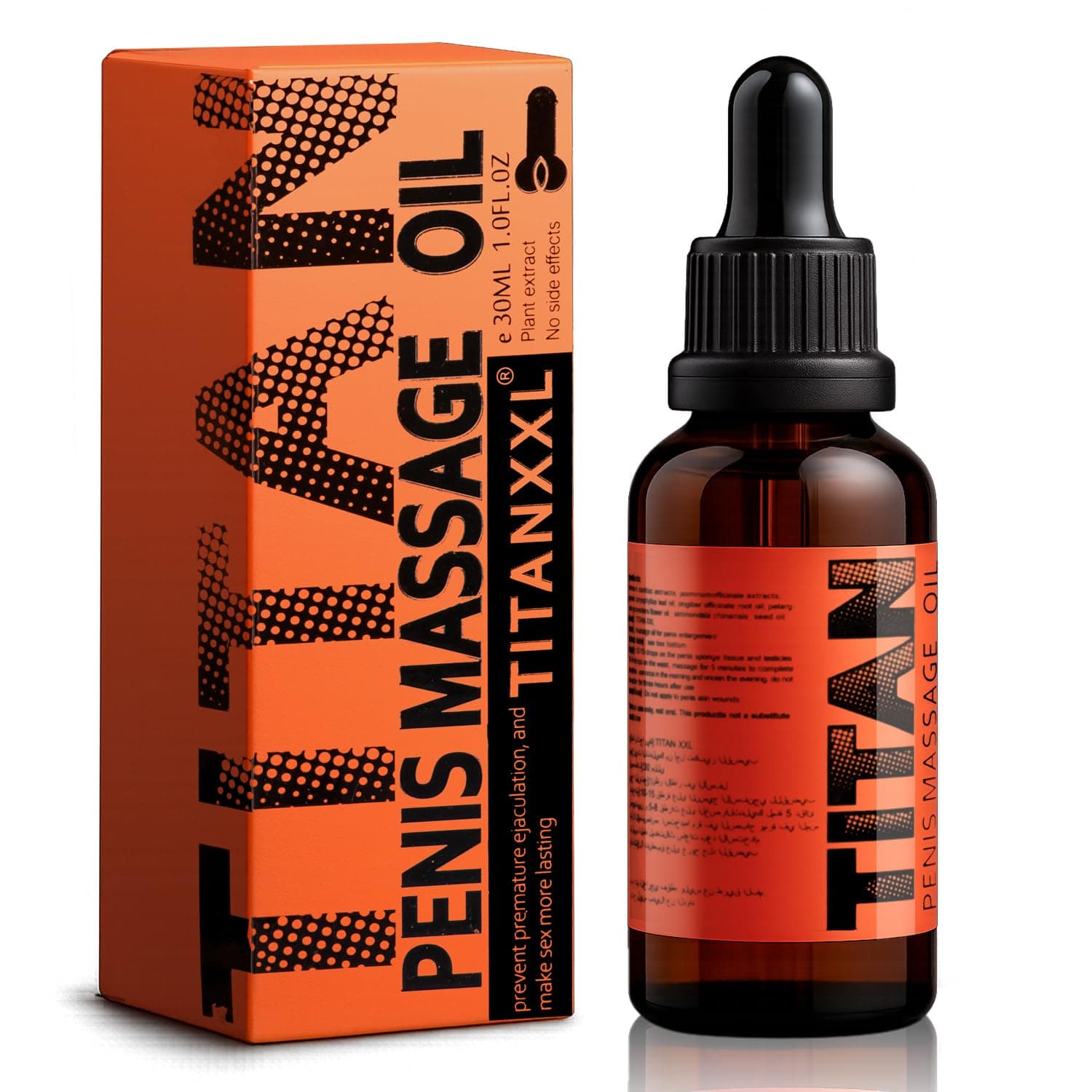 Enhancement Oil,Men Enhancing Massage Oil, Increase Length & Girth, Male Enlarger Growth Oil Help Hormones,Effectively Improve Size(30ml)