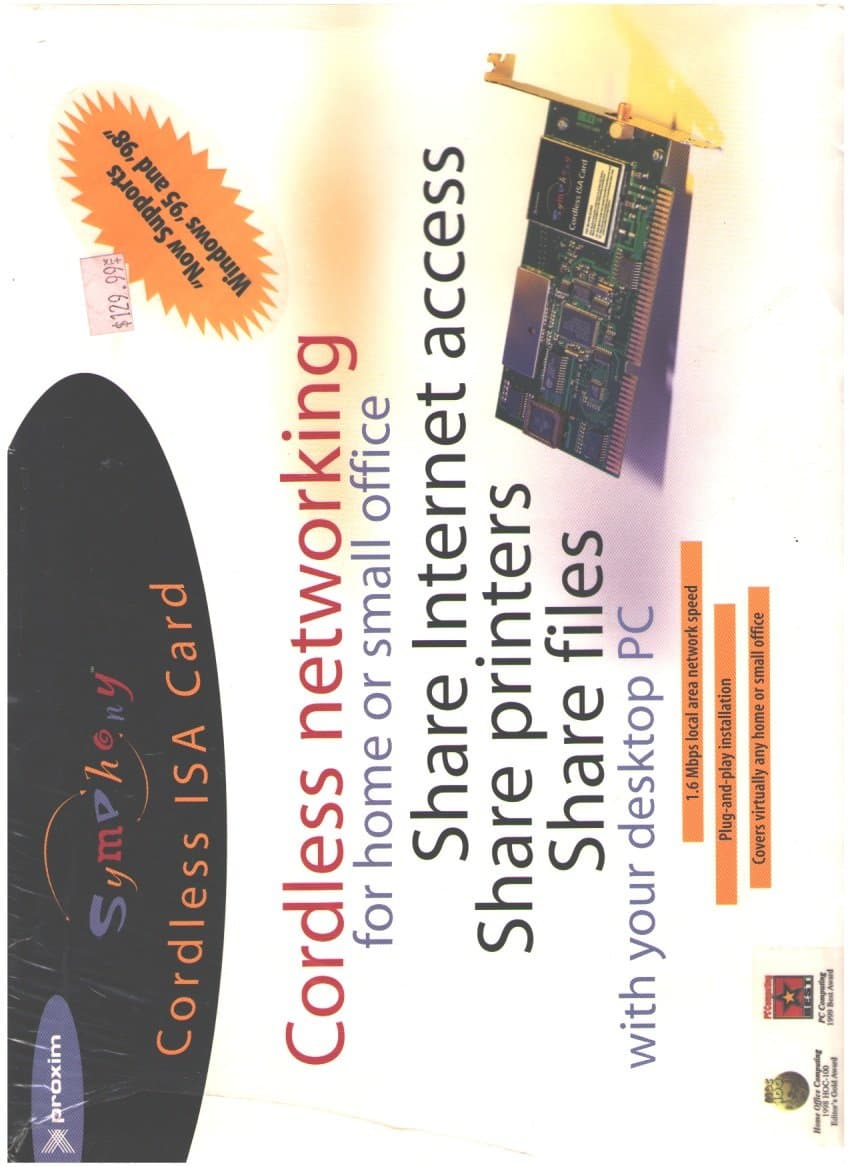 Proxim Symphony Cordless ISA Card (4100-05)