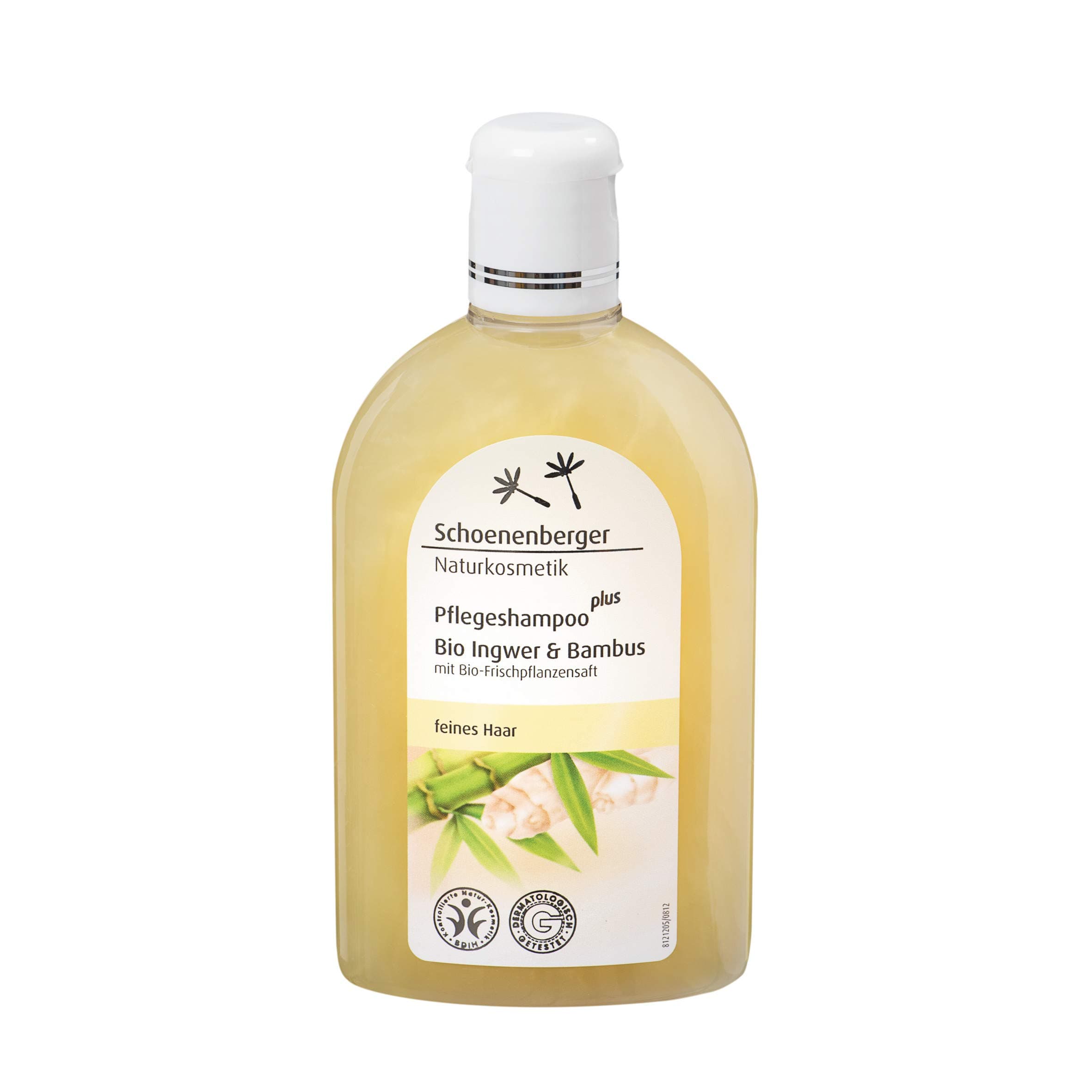 Schoenenberger Care Shampoo Plus Organic Ginger & Bamboo Pack of 2 x 250 ml