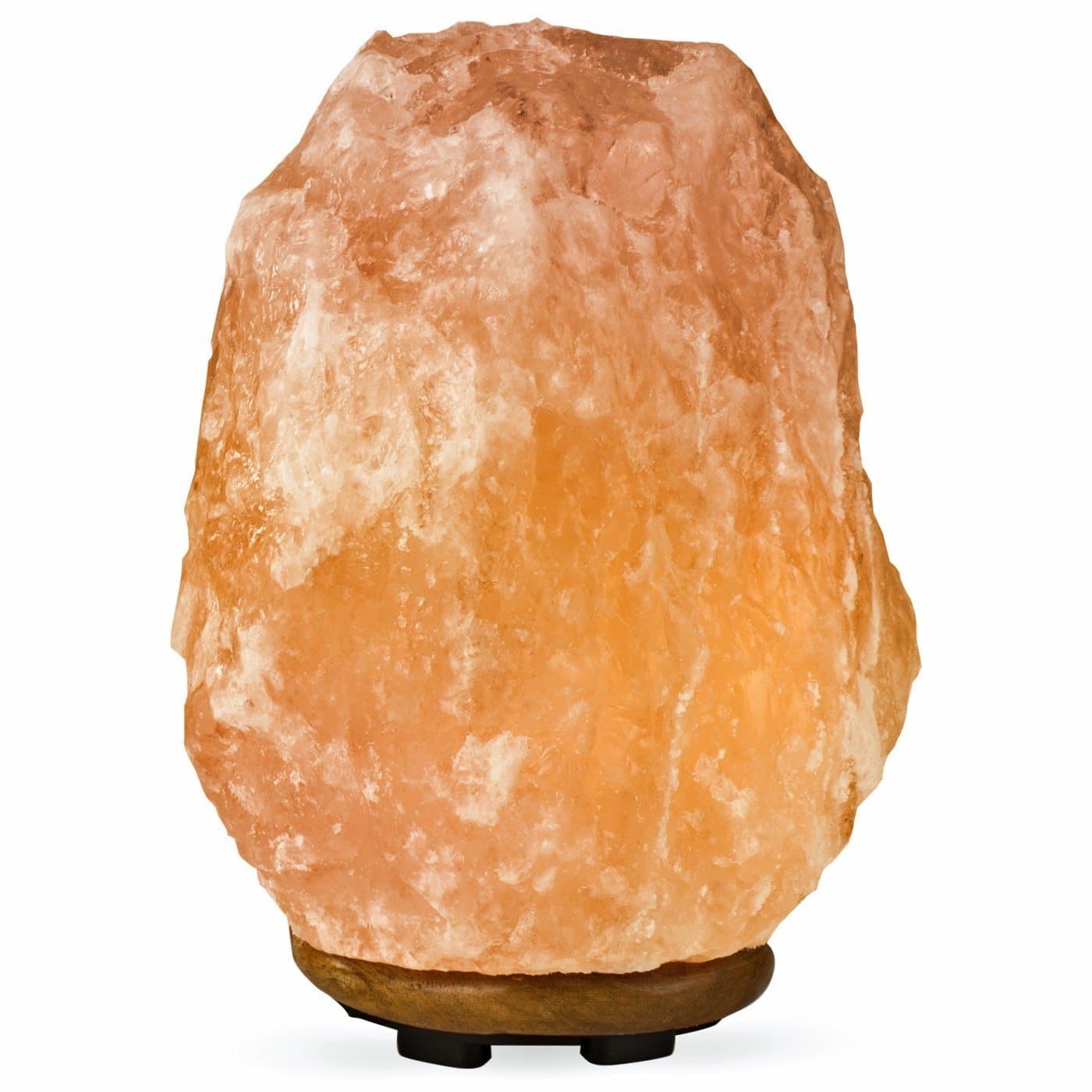 Soll Wellness Purifying Himalayan Salt Lamp - Hand Crafted with 15 Watt Bulb and On/Off Switch