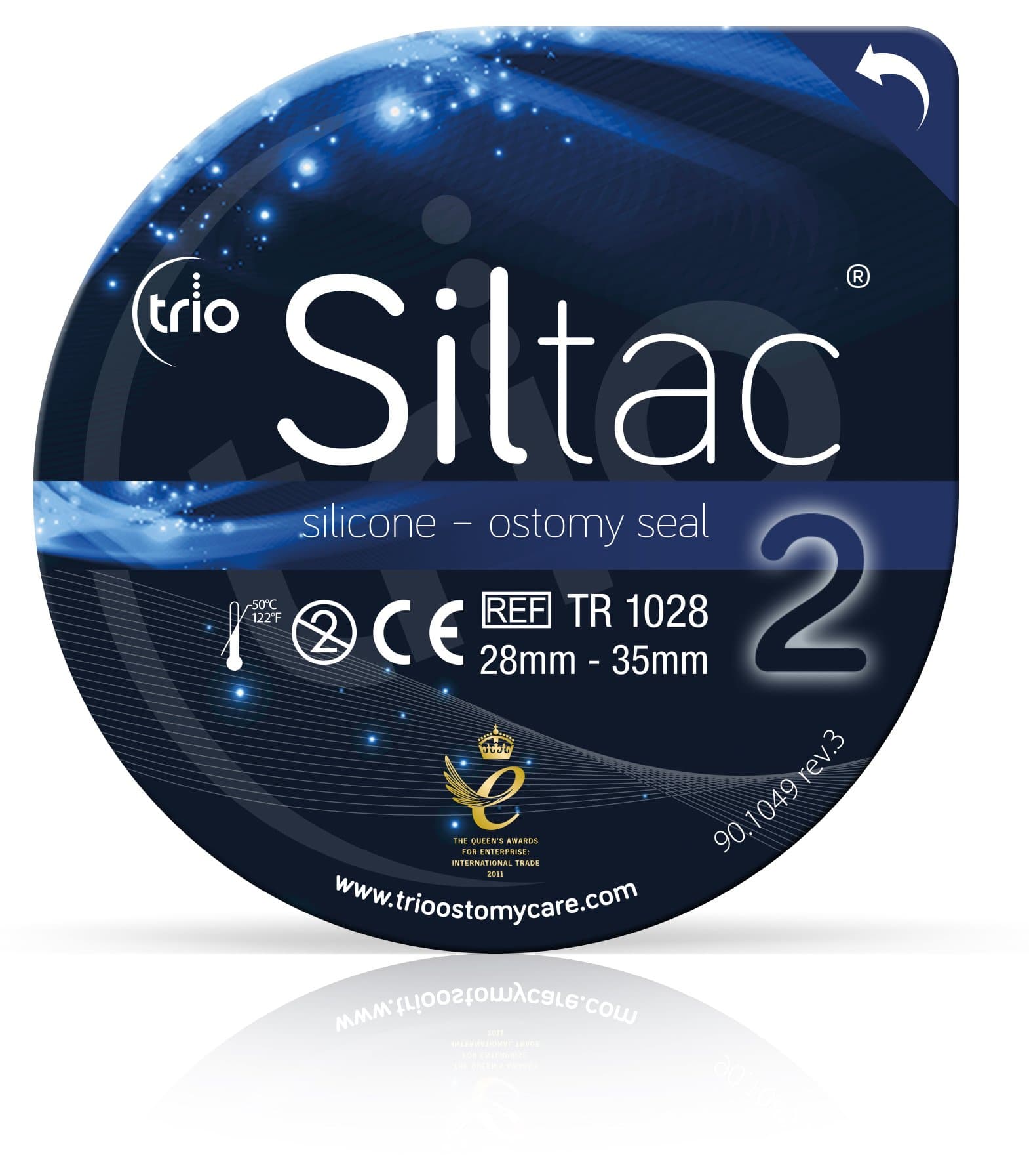 Trio Siltac 2 ostomy Seal (28-35mm)- TR1028- (Box of 10)