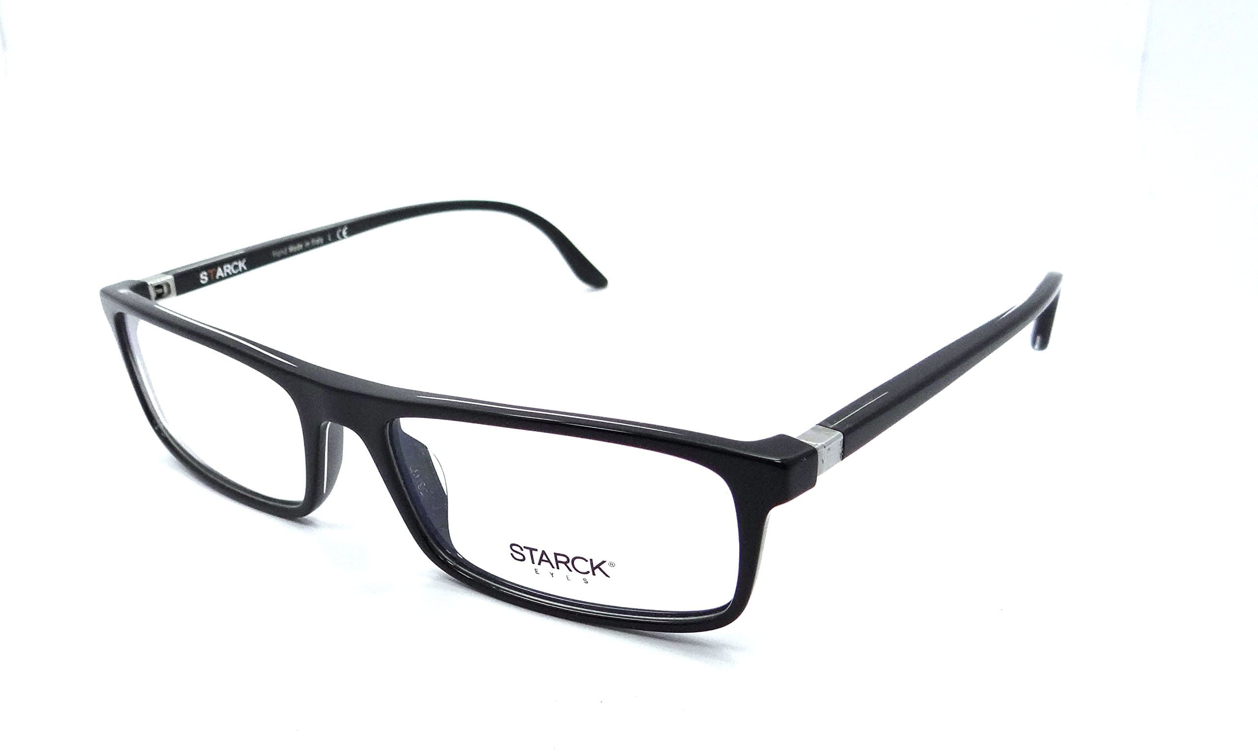 Mikli Eyeglasses Frames SH3034 0002 56x17 Black/Crystal Italy