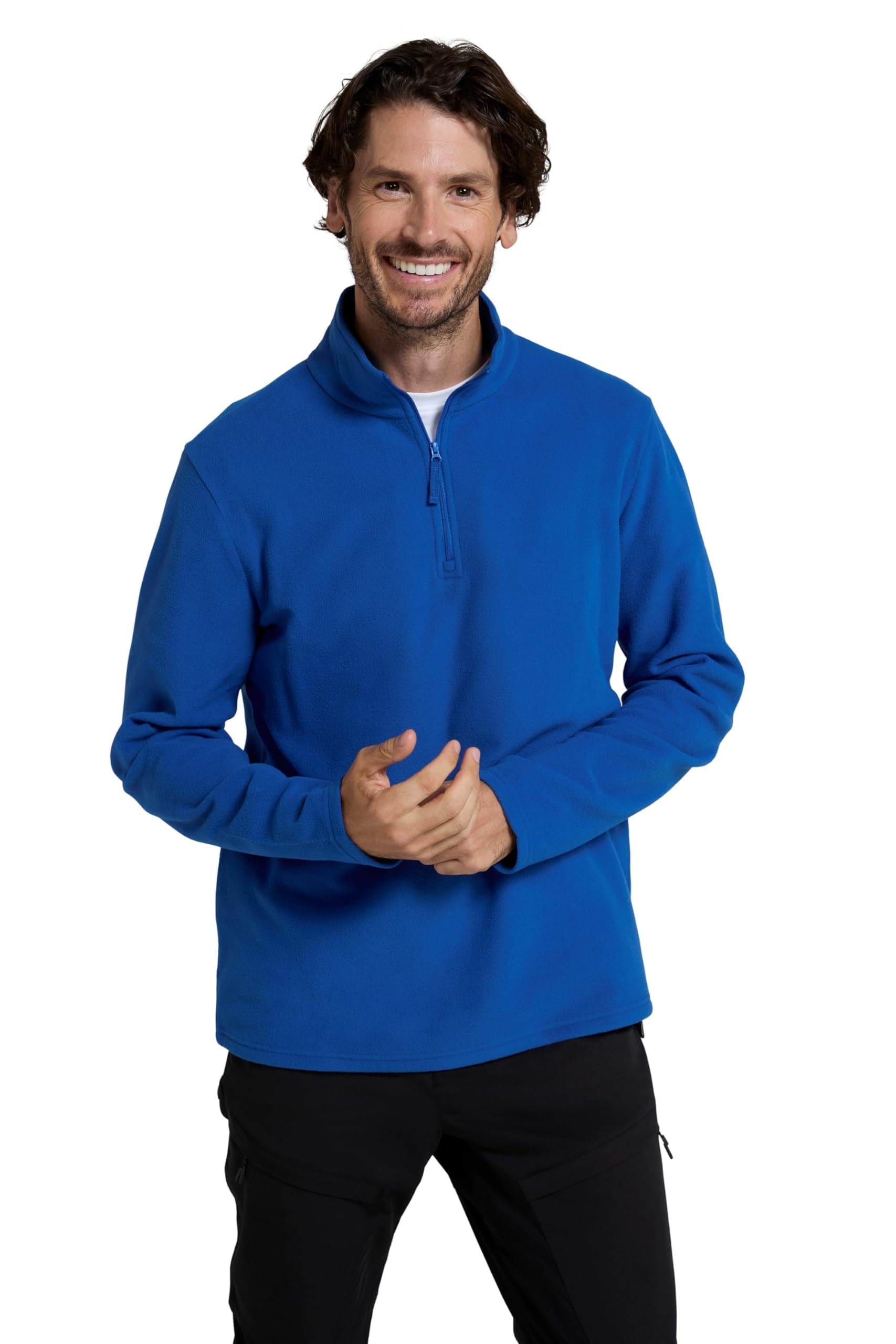 Mountain WarehouseCamber II Mens Half-Zip Fleece - Lightweight & Quick Dry Microfleece - Autumn, Winter, Outdoors