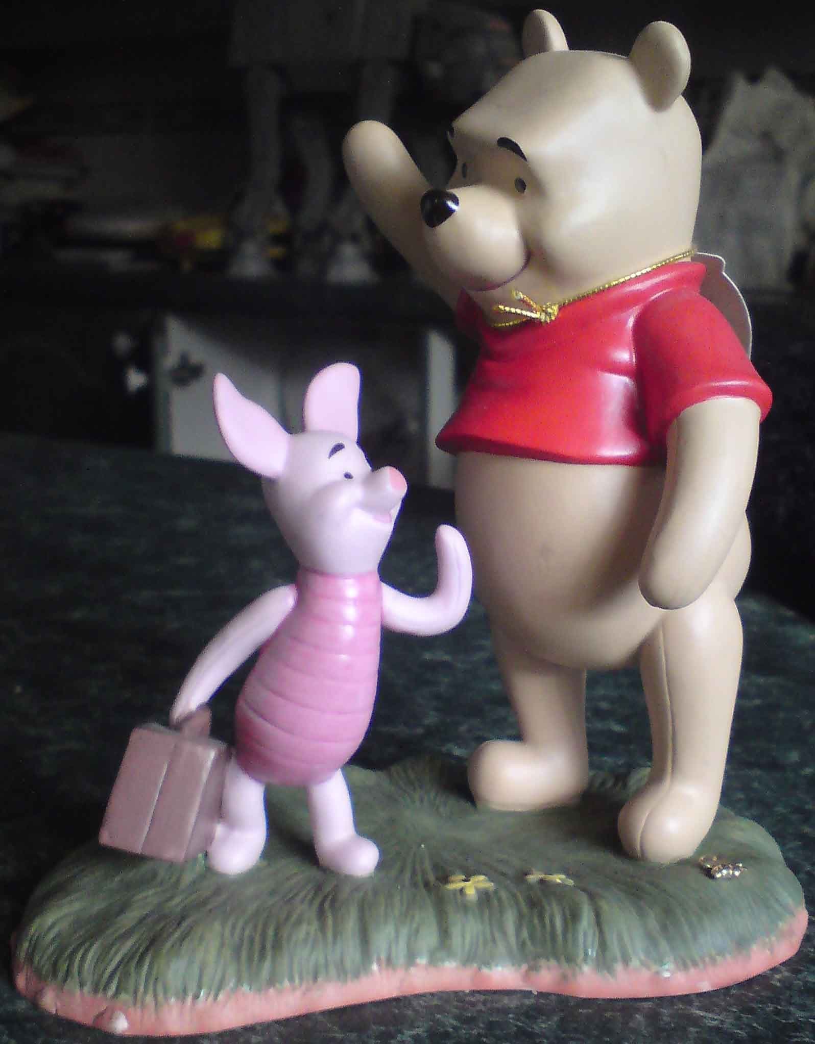 Disney Pooh And Friends - See You Soon Porcelain Statue.