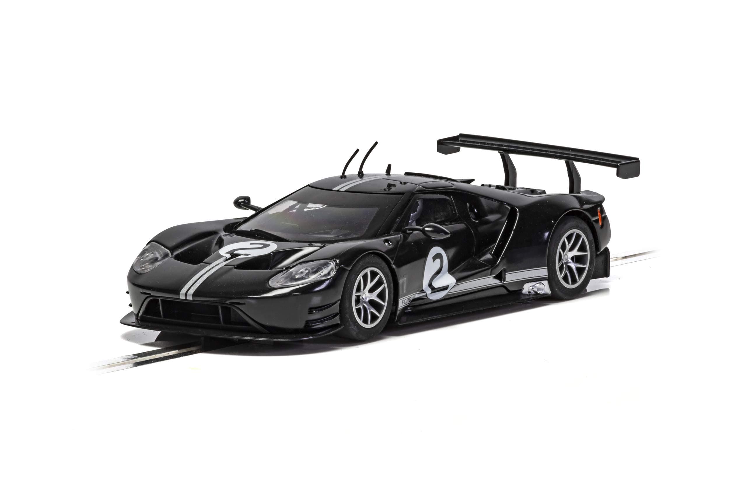 Ford GT GTE Black #2 Heritage Edition 1:32 Slot Race Car C4063