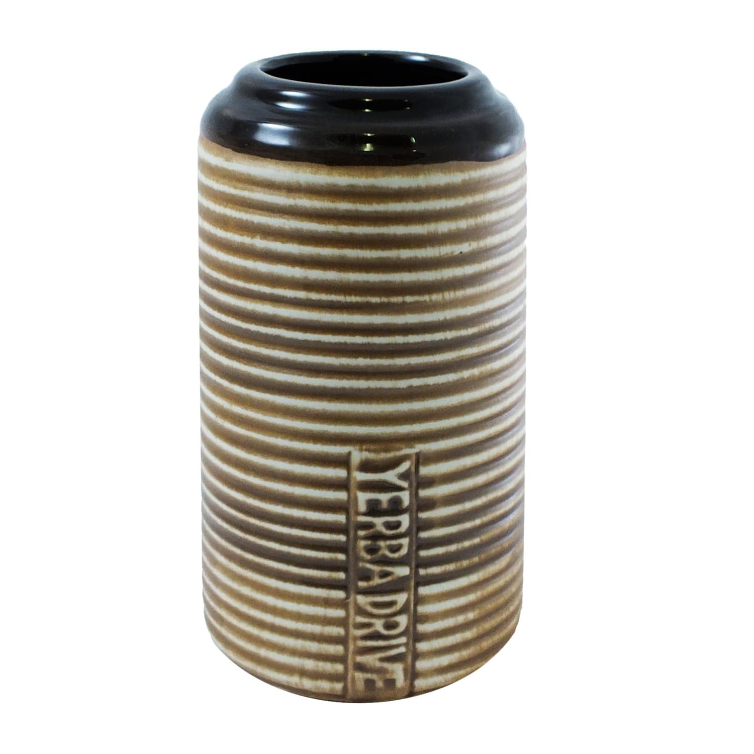 Dodlo Mug Drive Honey for the Rider with Stripes Easy to Clean with the Message Mate Yerba Drive | Ceramic