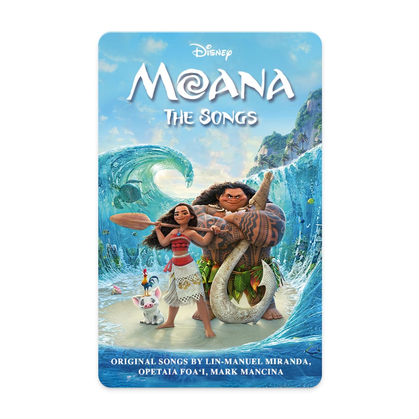 Yoto Disney Moana: The Songs – Kids Musical Card for Use with Player & Mini All-in-1 Audio Device, Screen-Free Listening with Fun Singalong Songs for Playtime, Parties & Travel, Ages 3+