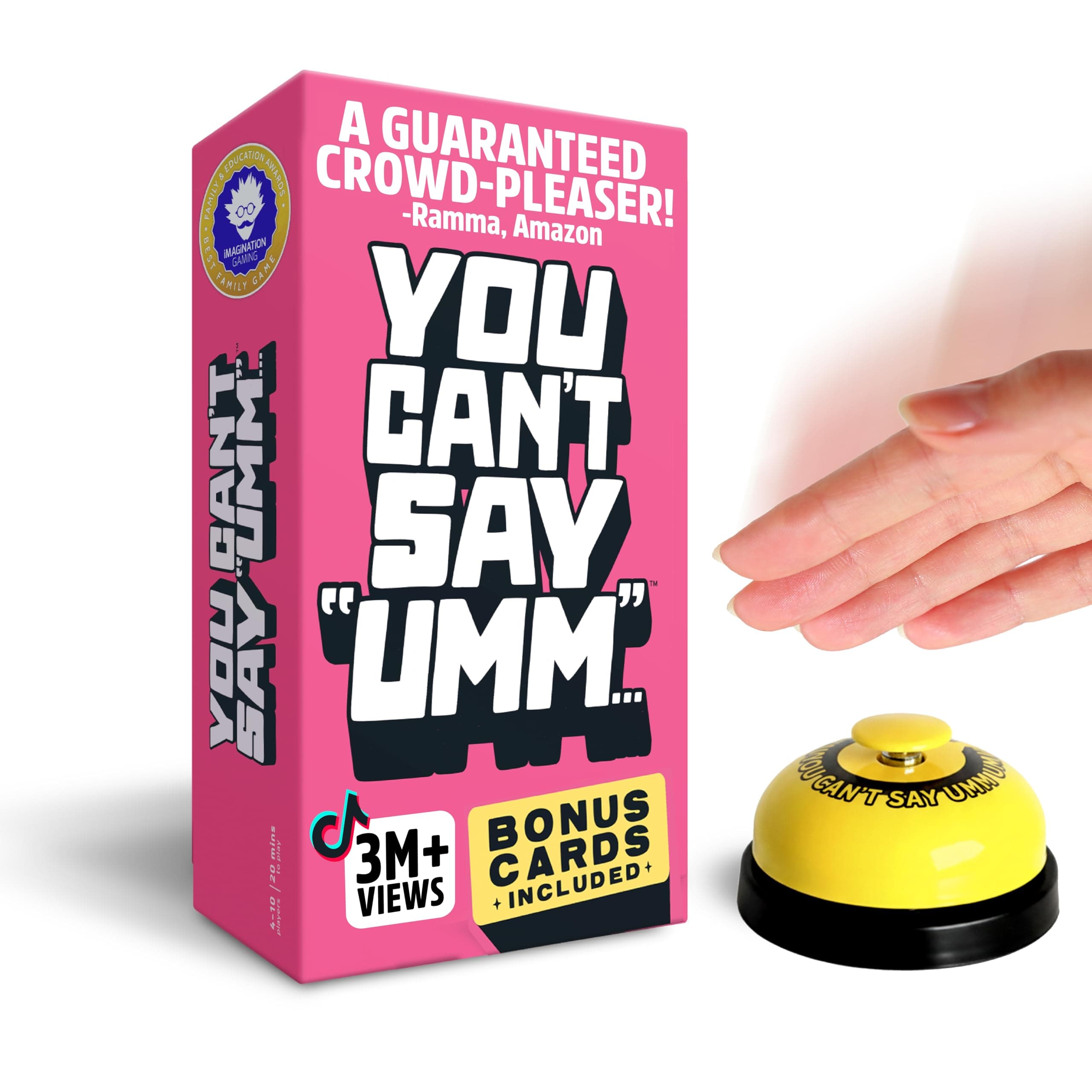 You Can't Say UMM: Family and Adult Party Games, Fast-paced Family Word Games, Game Night Essentials, Bonus Content