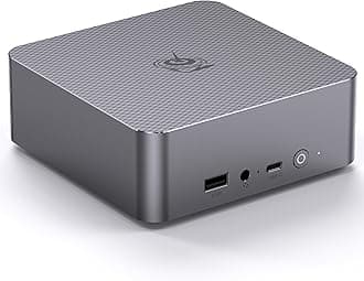 Beelink Mini PC EQi12, Intel Core 1220P(Max 4.4GHz 10C/12T), 16GB DDR4 500GB PCle4.0 SSD Mini Computers,Dual LAN/Wifi6/BT5.2,Dual 4K Display,Built-in Power Supply Office PC