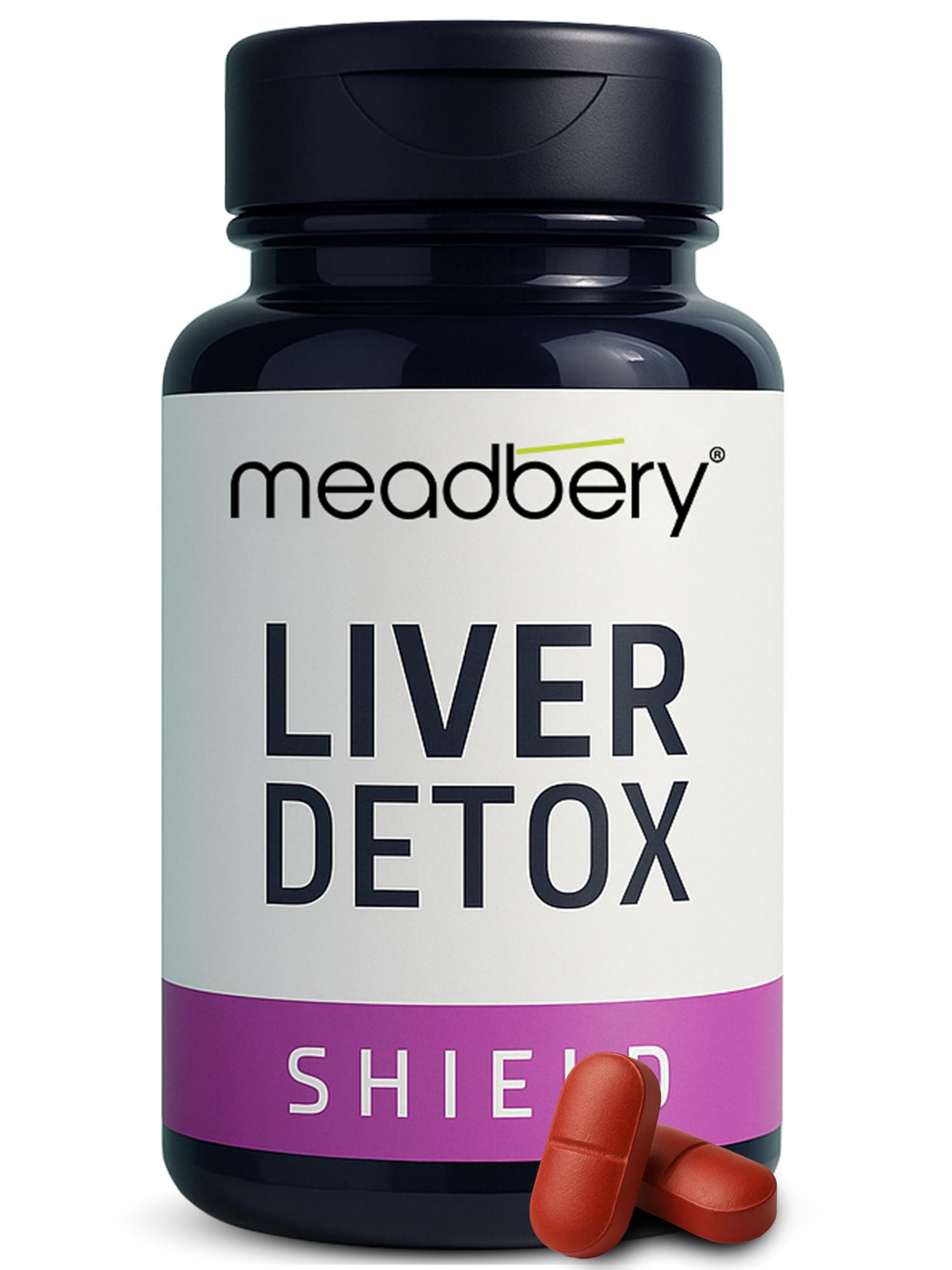 Meadbery Liver Detox Milk Thistle Extract Detox Supplement For Men And Women With 600Mg Of Silybum Marianum For Healthy Liver Helps in Cleanse Liver Natural Fatty Liver Support 60 Vegetarian Tablets