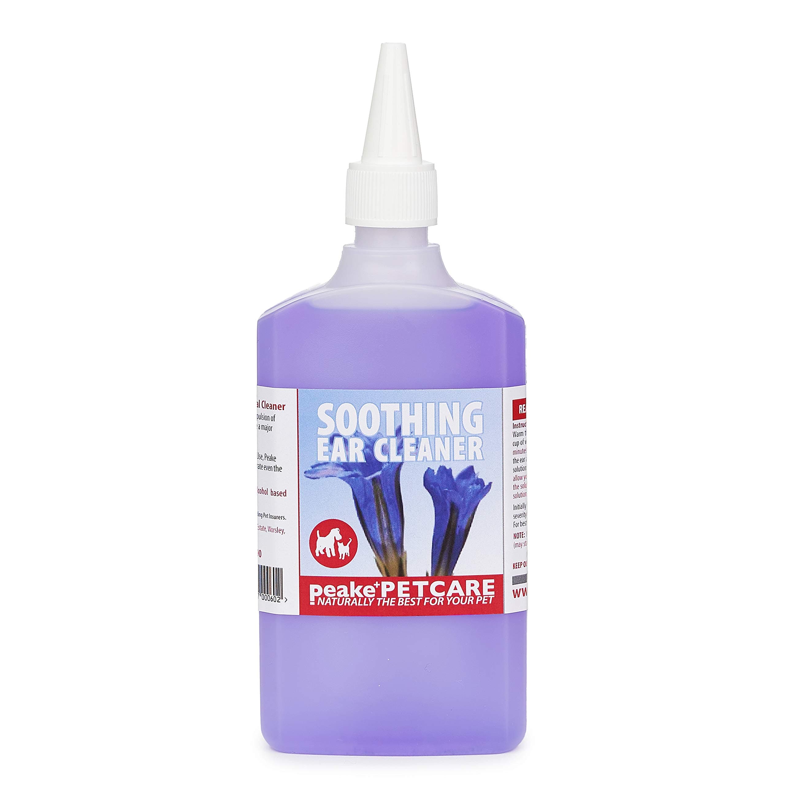 Dog Ear Cleaner Solution - Soothing Canaural Ear Drops - Dog Ear Drops for Infection Wax Dirt Yeast and Mites - 150ml