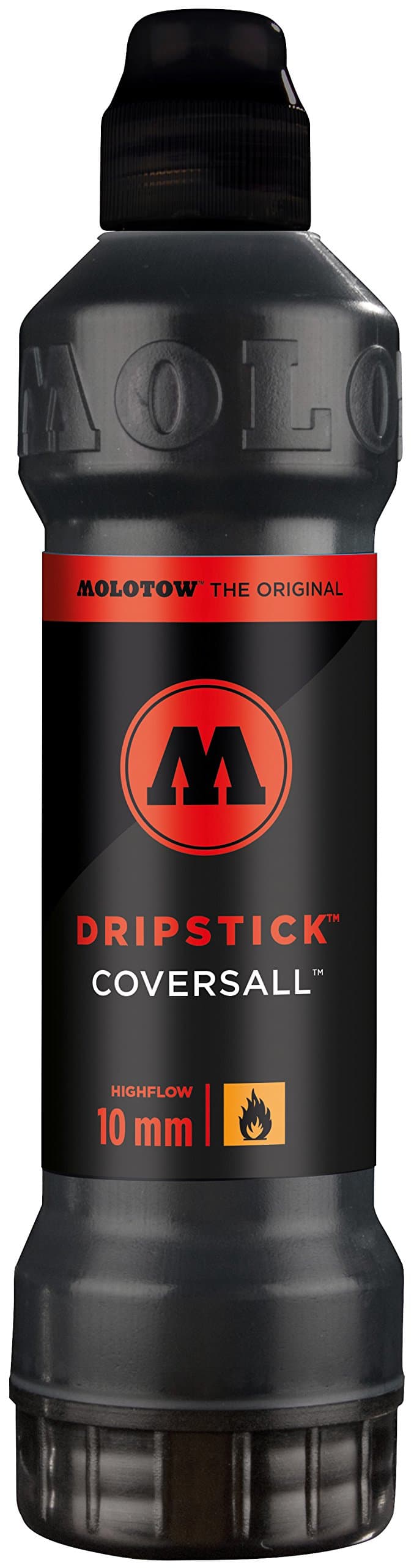 Molotow 860DS Dripstick Marker - Coversall Black Ink, Watercolour, 70 ml