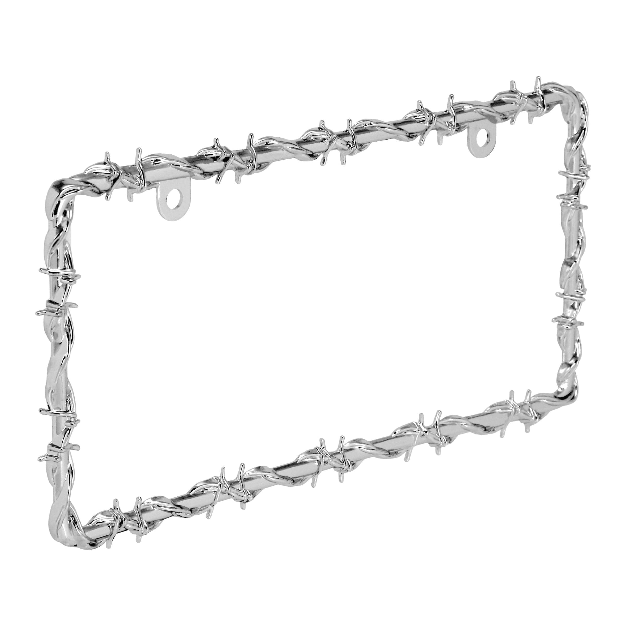Bell Automotive 22-1-46144-8 Barbed Wire License Plate Frame, Corrosion Resistant, Easy to Install