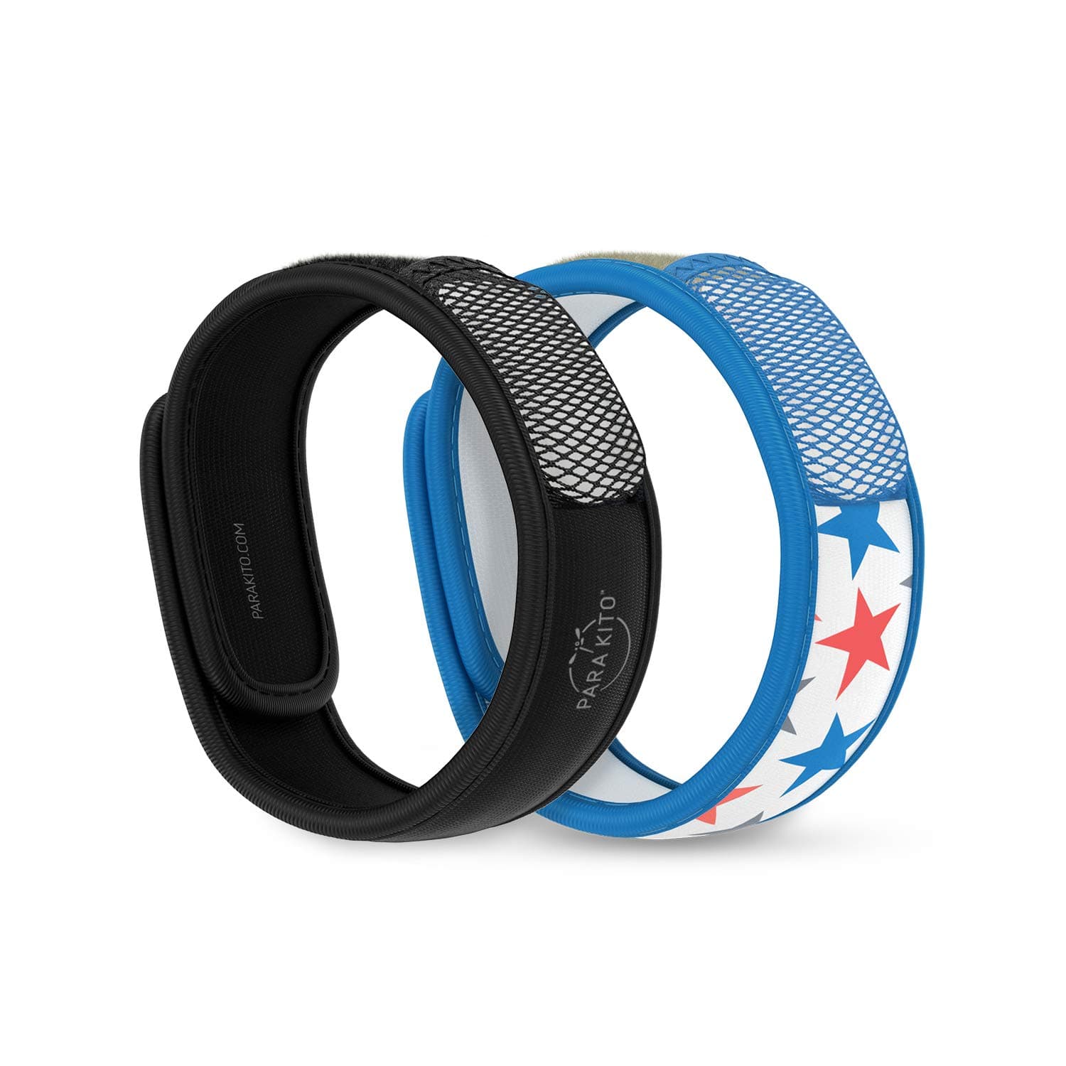 PARA'KITO Mosquito Repellent Bracelets + Refill Pellets Bundle | w/Peppermint Oil, Essential Oils | Hiking & Camping Accessories | Paraben Free, DEET Free - 2 Wristbands & 2 Refills, 1 Count (Pack of