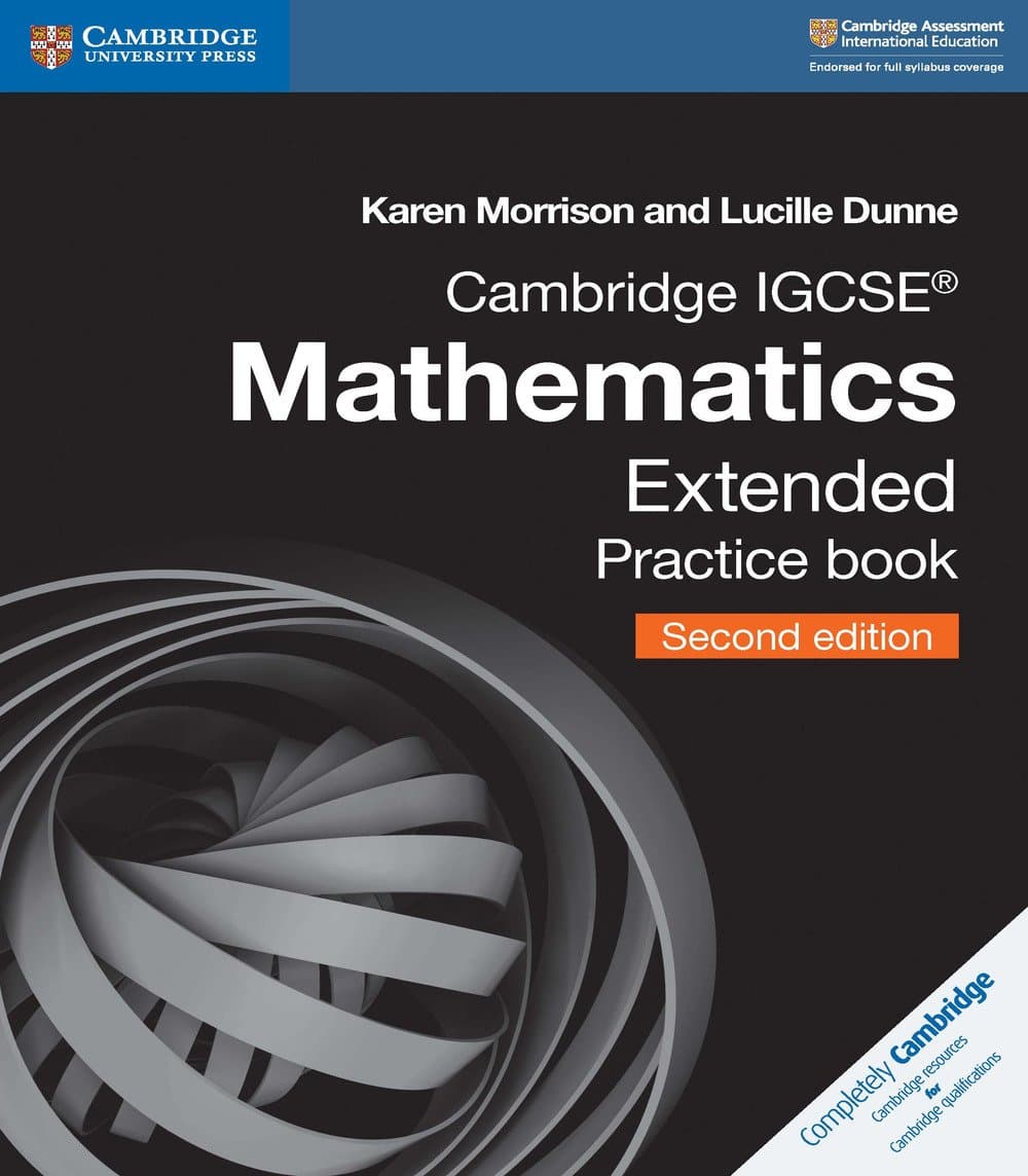 Cambridge IGCSE Mathematics Extended Practice Book