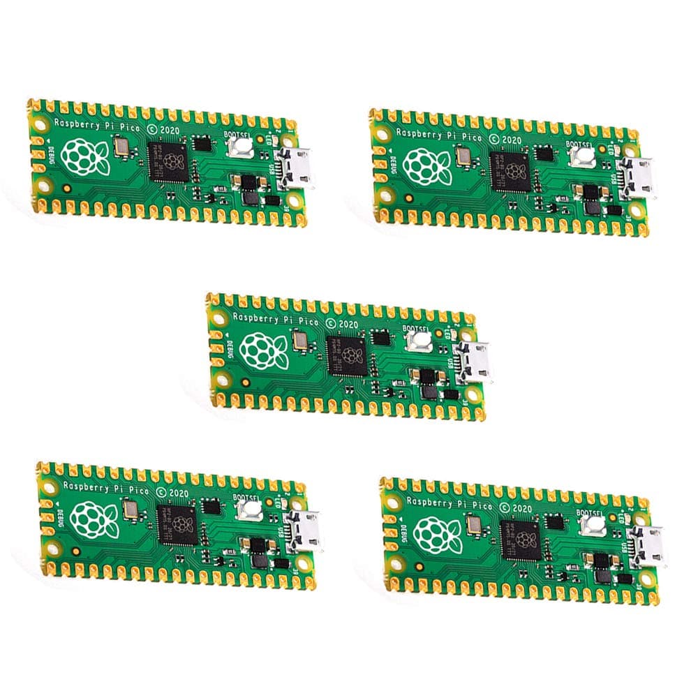 Pico All New Raspberry Pi Pico Microcontroller Board DIY Raspberry Pi Project- Pack of 5