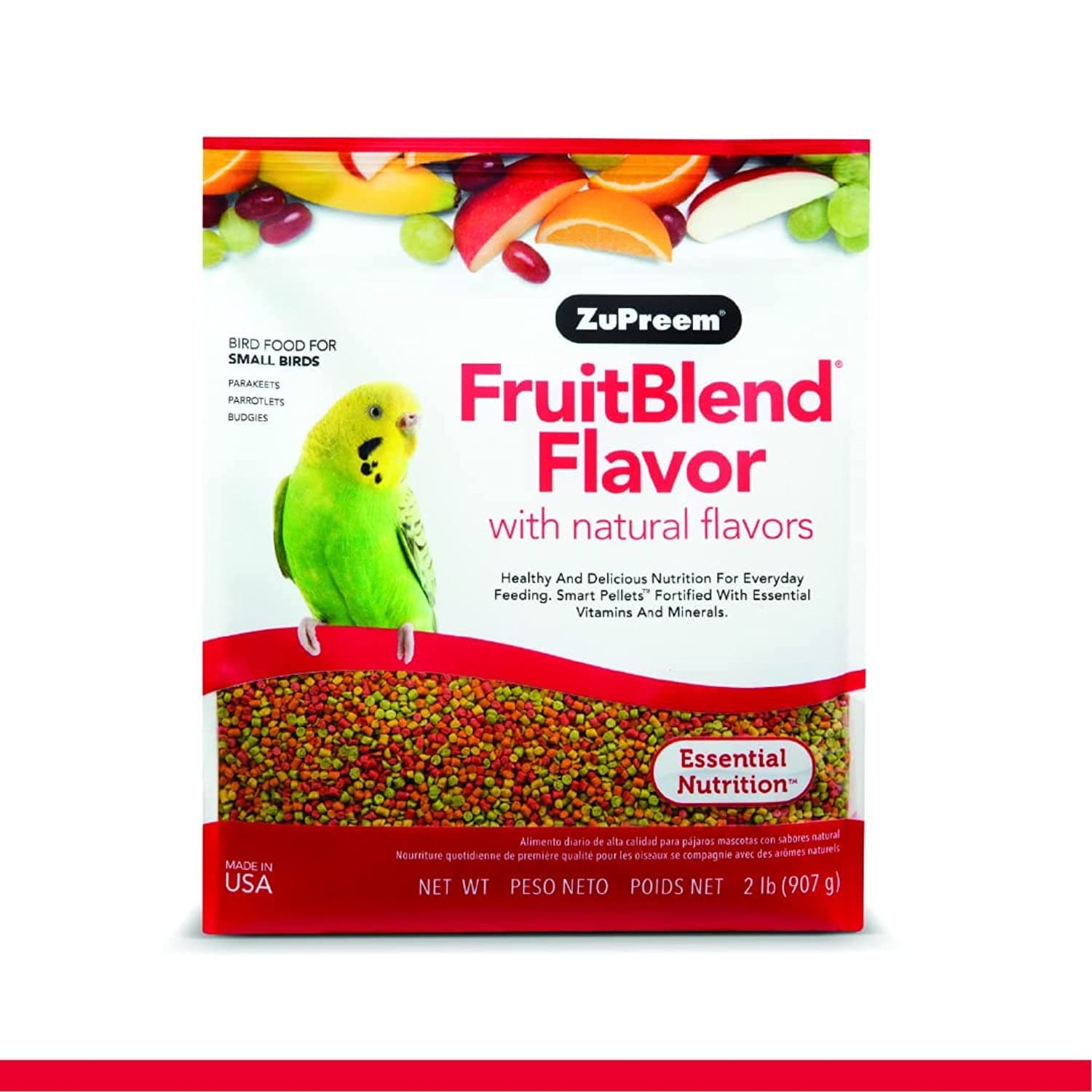 Fruitblend Flavor ,Food For Small Birds 2Lb (907G)