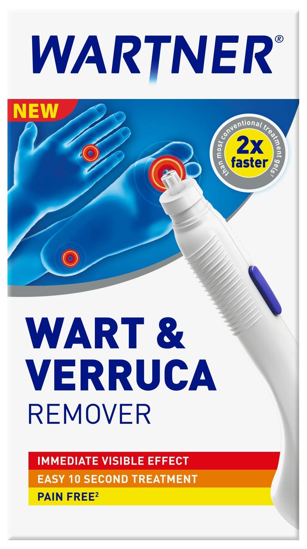 WARTNER Wart & Verruca Remover Pen – For The Easy, Fast, Effective and Safe Removal of Warts and Verrucas