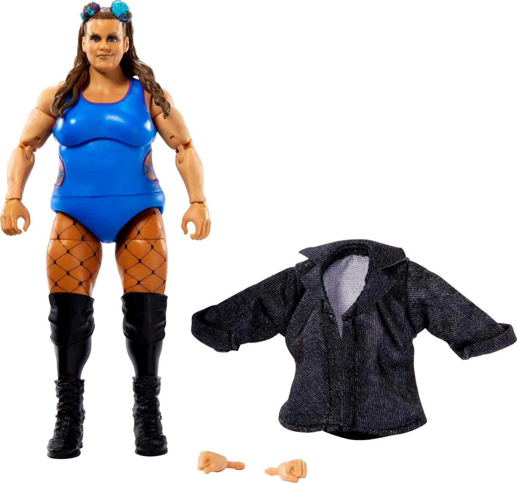 WWE Elite Collection Action Figure & Accessories, Series #96 Doudrop 6-inch Collectible with 25 Articulation Points & Swappable Hands