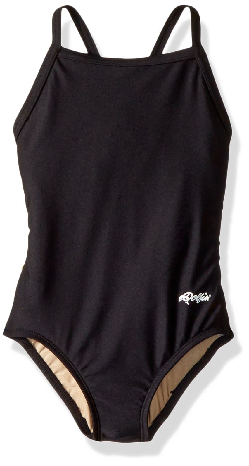 Dolfin Team Solid V-2 Back Girls 22-28