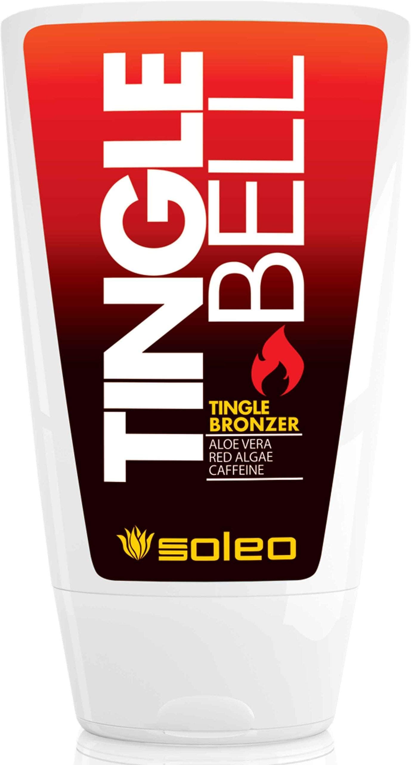 SoleoTingle Bell tingle bronzer sunbed tanning lotion cream 100ml bottle