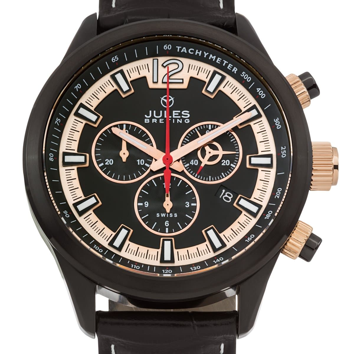 Jules Breting Nostromo, Men’s Swiss Chronograph, 45mm with Superluminova