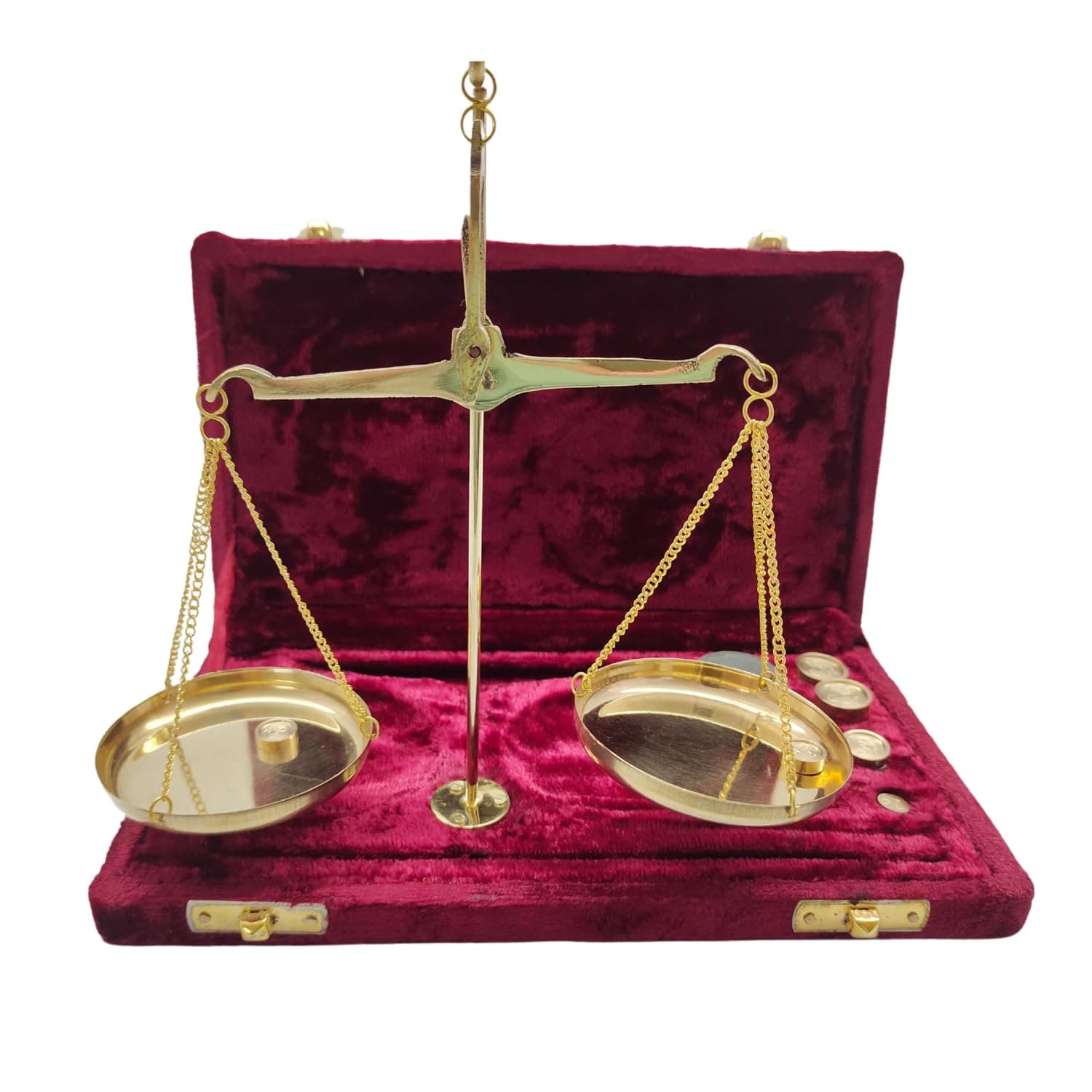 Old Traditional Goldsmith Weight (tarazu) showpiece Brass Weighing Scale Balance Justice Law Scale Decoration Nautical Home Decor Vintage Apothecary Scale Small Brass Weight Scale