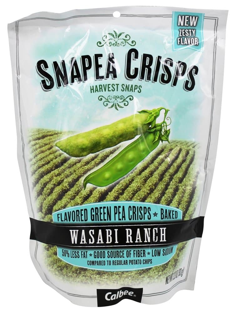 Harvest SnapsSnapea Crisps Wasabi Ranch - 3.3 oz (pack of 3)