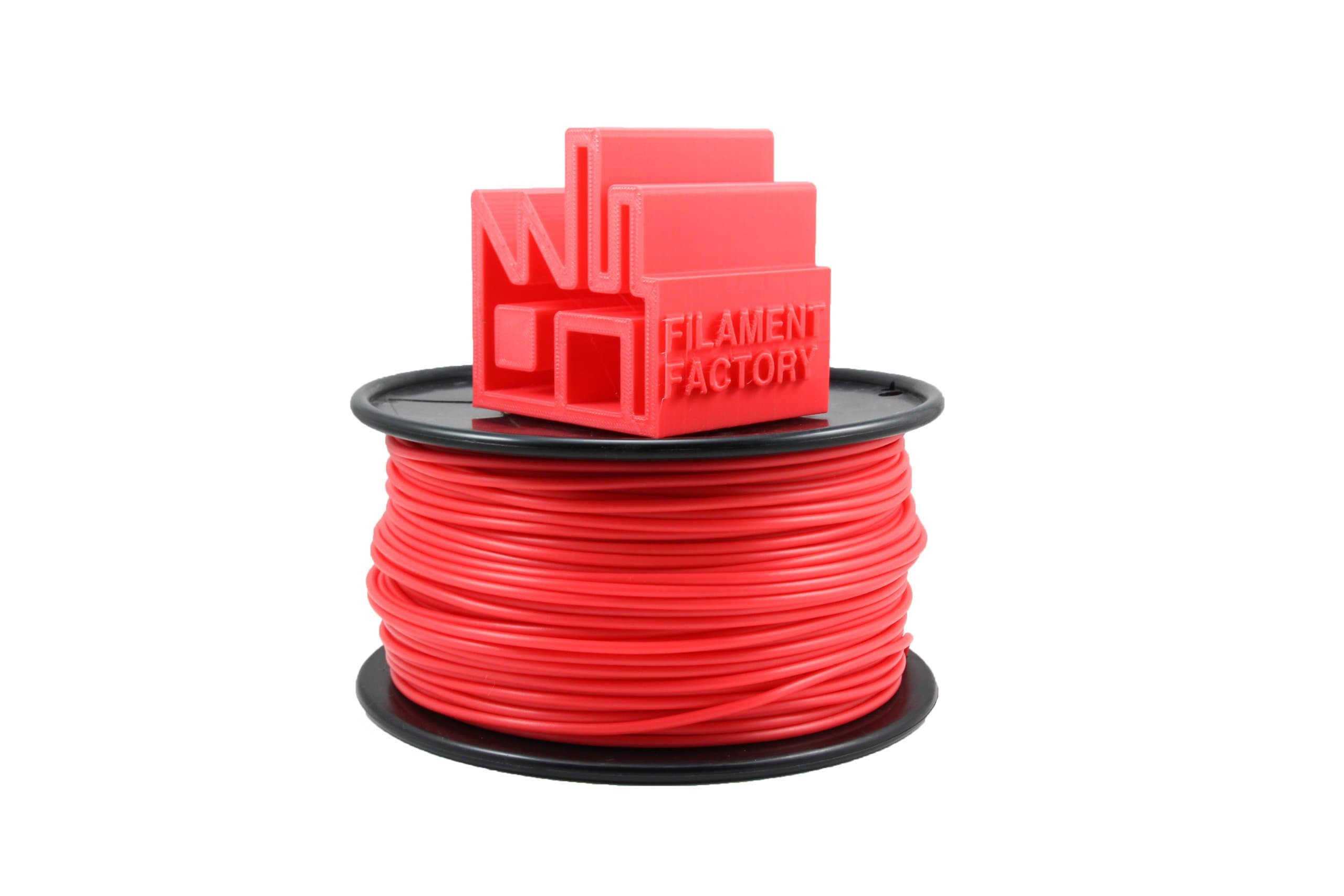 Filament Factory 3.00mm Coral Red ABS Filament 1kg(2.2lbs) for Reprap, MakerBot, Afinia and UP!