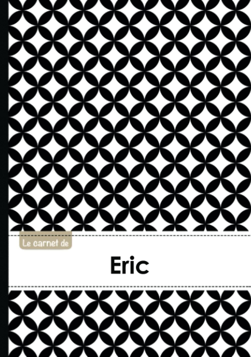 Le carnet d'Eric - Lignes, 96p, A5 - Ronds Noir et