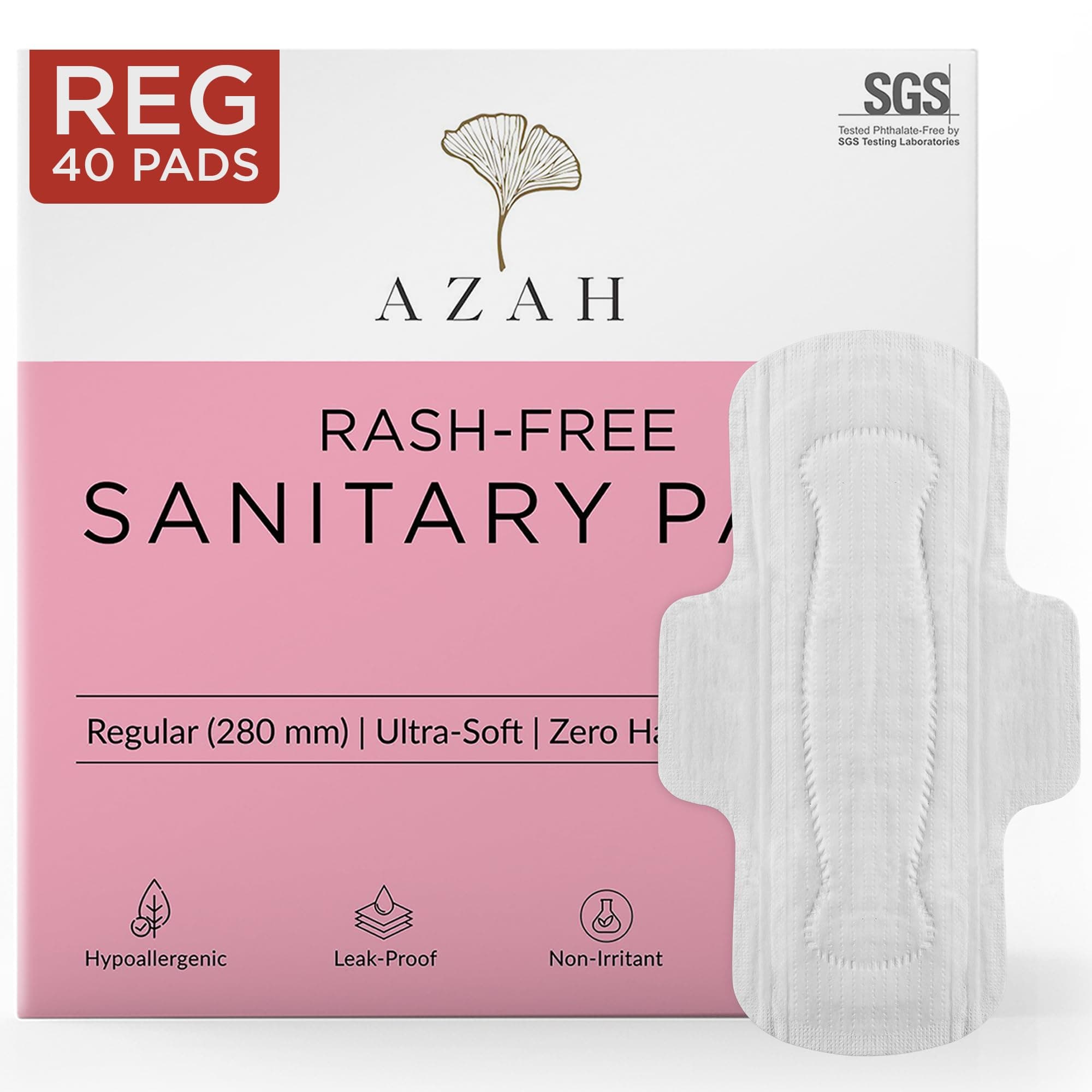- Sanitary Pads for Women Regular [Pack of 40] 100% Rash-Free sanitary napkins | 3x More Absorption, Cottony Soft and Dry Top Cover for heavy Flow | Toxin Free, Locks Odour, Leak-Proof