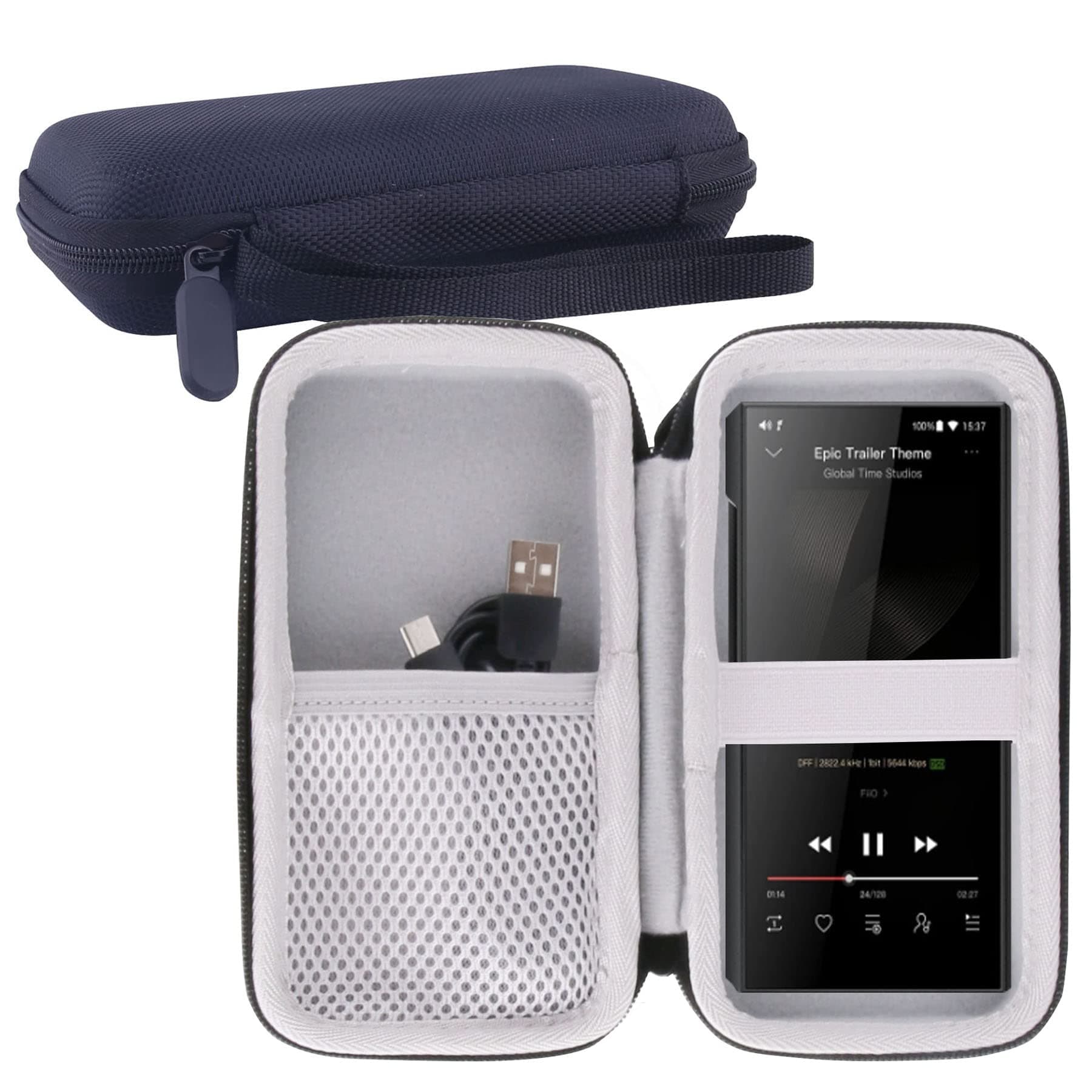 Hard Carrying Case Compatible with FiiO M11Plus/FiiO M11S/FiiO M11/FiiO M5 MP3/MP4 Music Player (CASE ONLY)