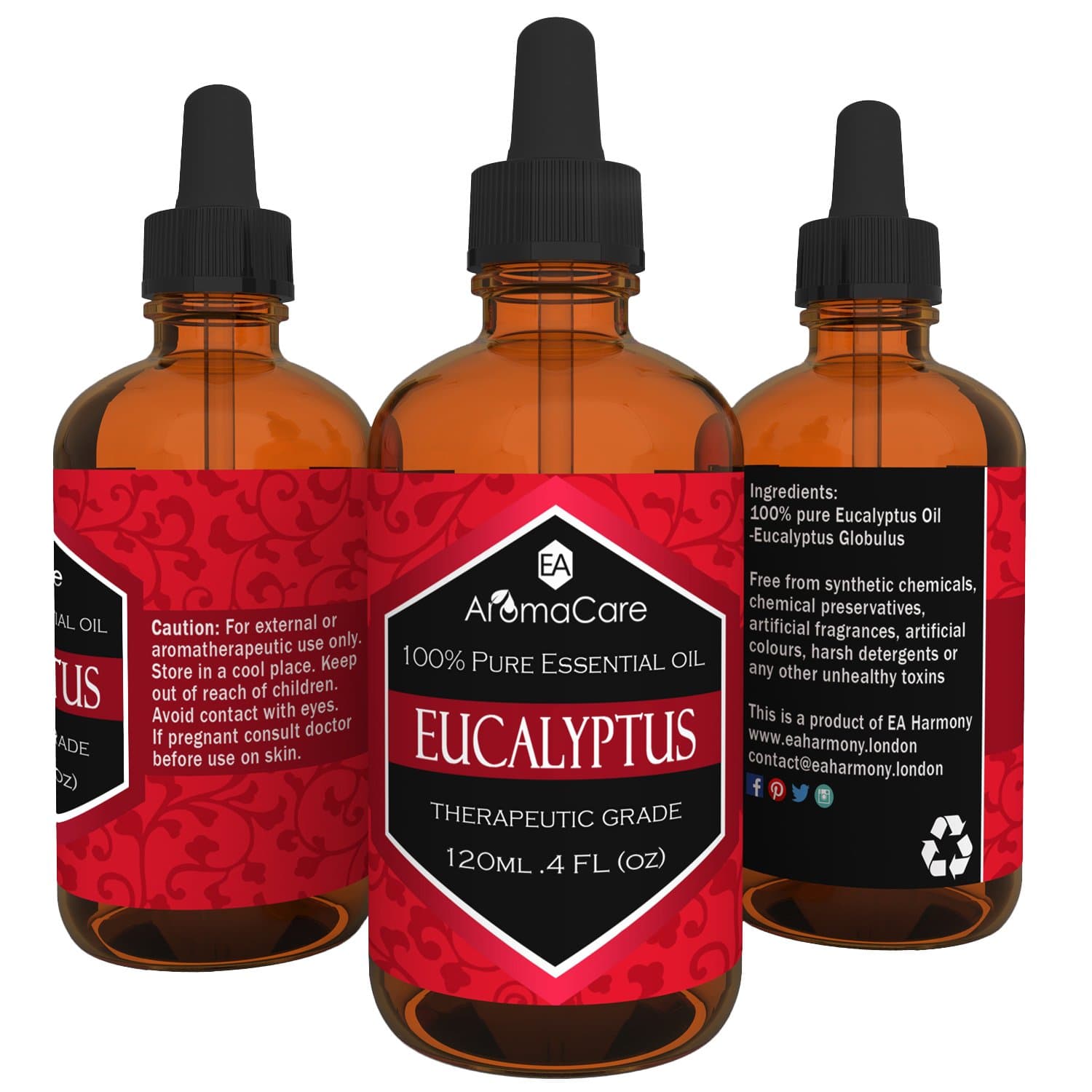 Sale!!! **NO Code Required** Just Check Out!! EA AromaCare Eucalyptus Essential Oil 120 ml/4oz 100% Pure, Therapeutic Grade, 1 x 120ml Bottle
