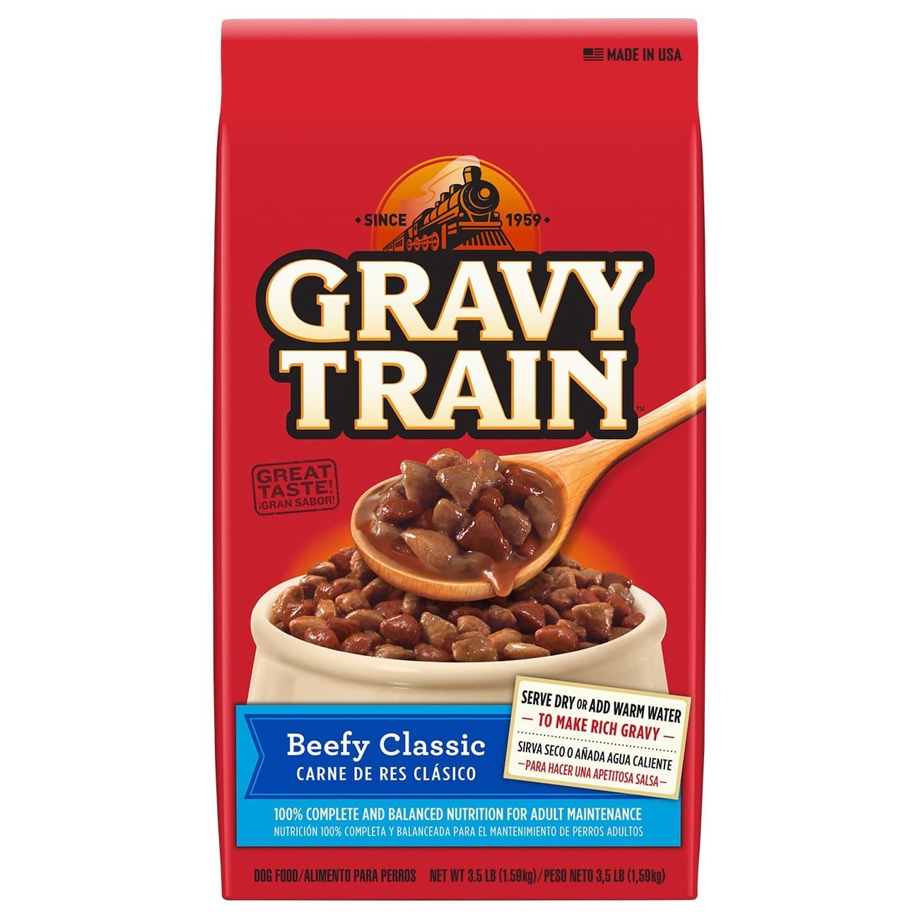 Gravy TrainBeefy Classic Dry Dog Food, 3.5 Lb (Pack Of 6)