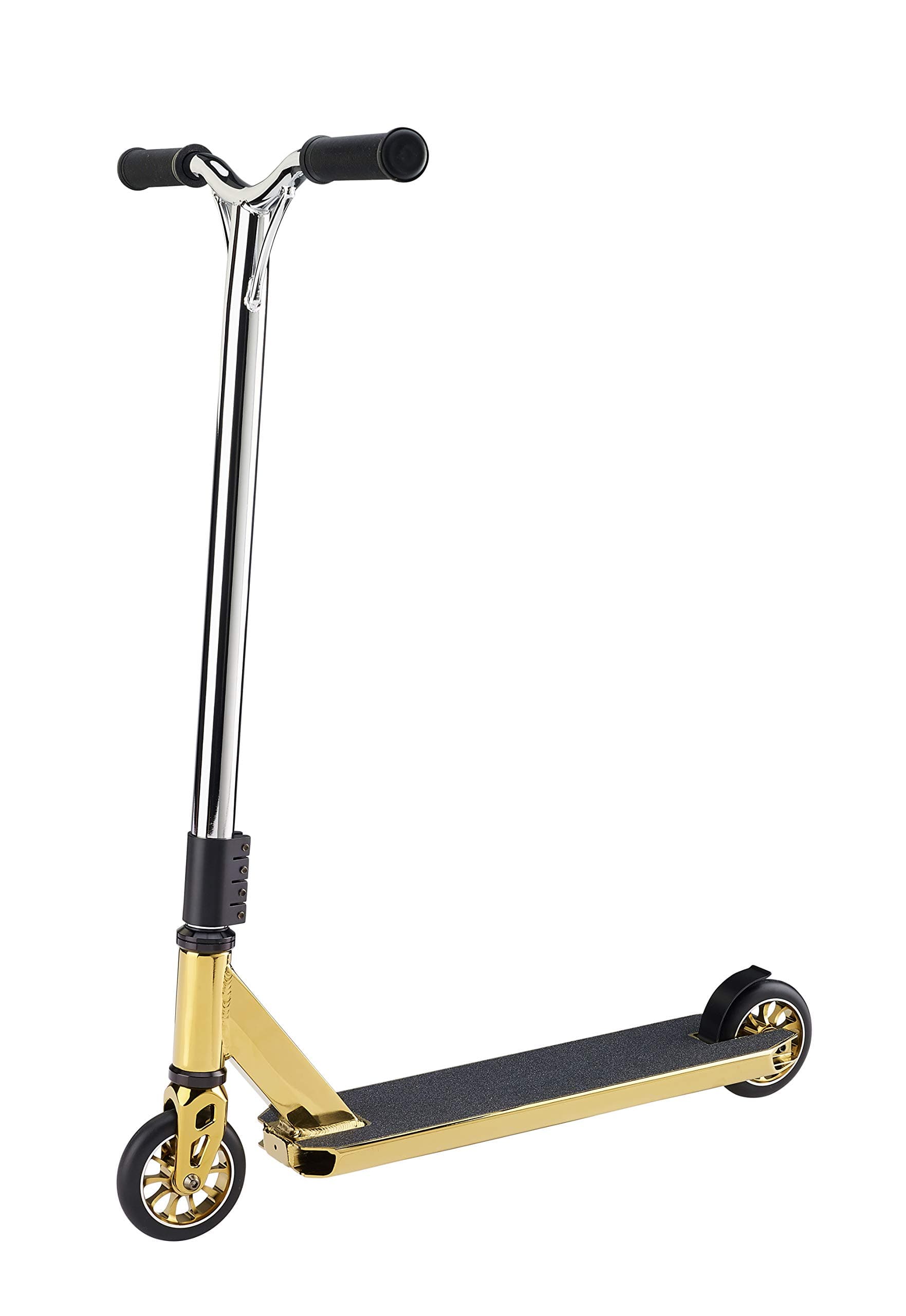 Outrage Pro Stunt Scooter Ultimate Adult Complete - 2019 Sabre Custom Trick (Gold Chrome) + FREE STICKERS