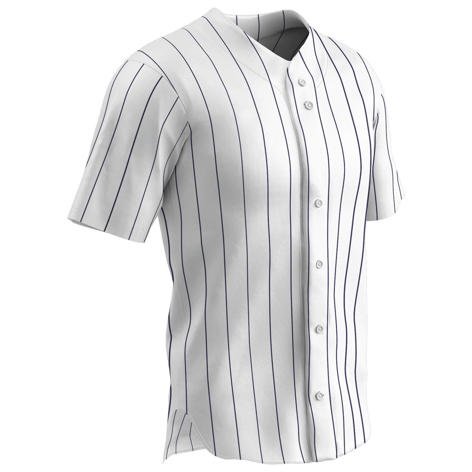 CHAMPROKids' Ace Button Front Pinstripe Youth Baseball Jersey