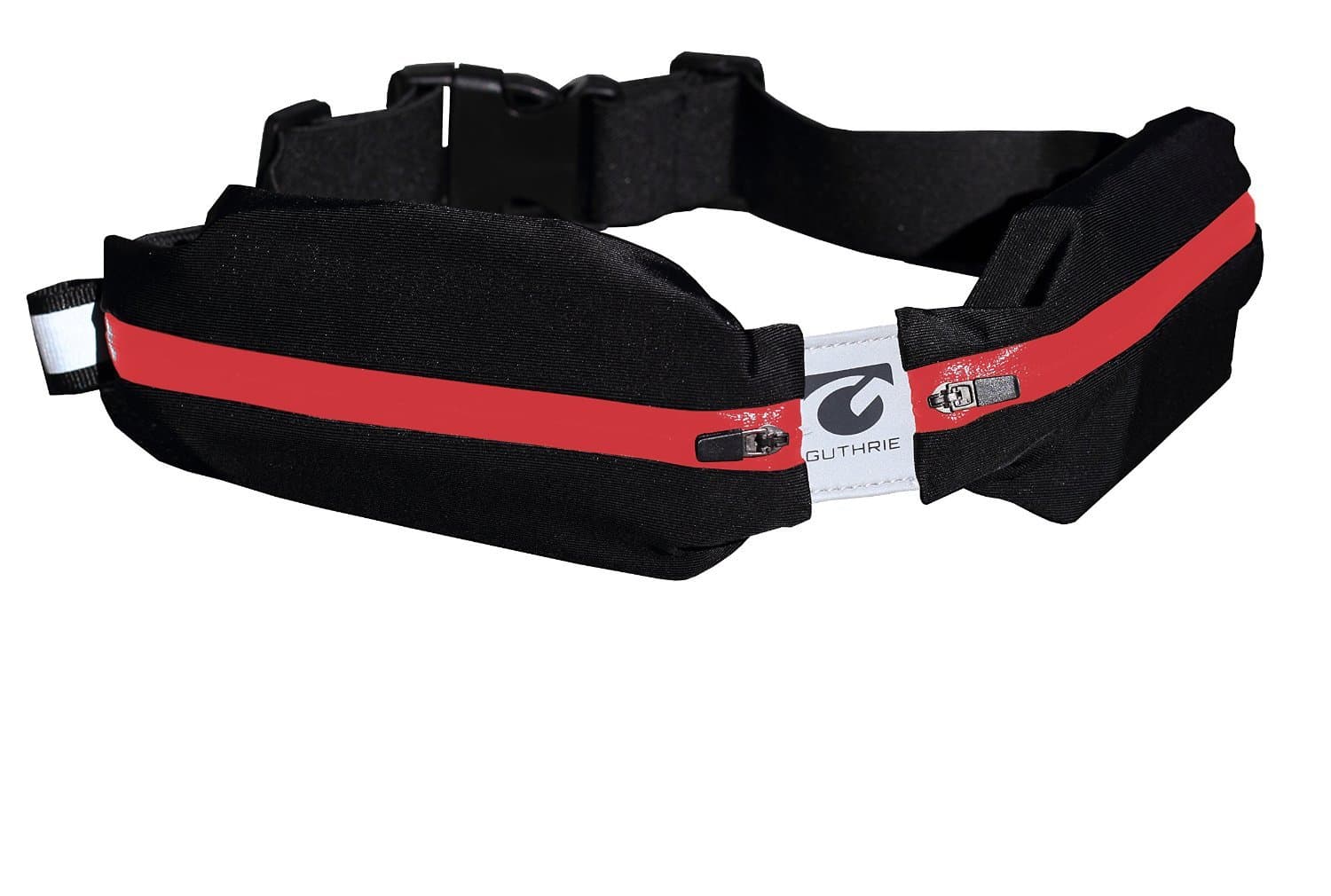 Hiking Belt - Two Wide Pockets Fit ANY iPhone and Most Smartphones - Adjustable Band Fits 26'' - 45'' Waists Comfortably