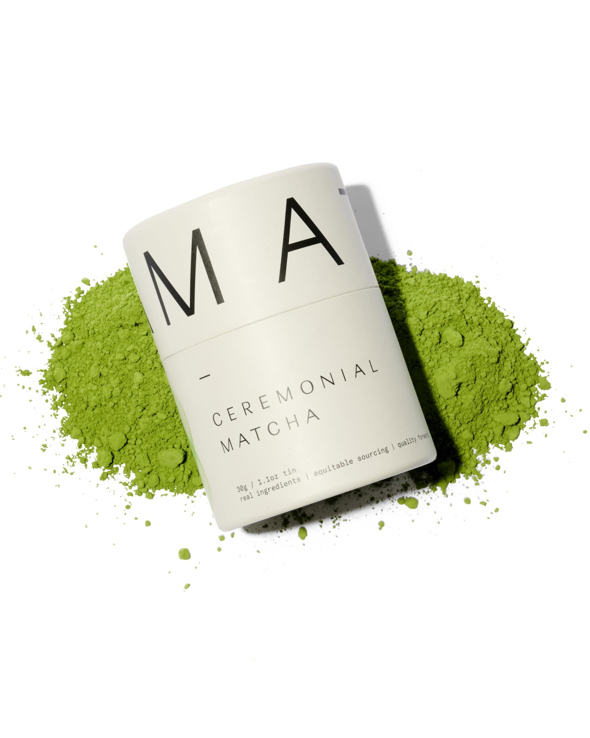 First Flush Ceremonial Grade Matcha, Stone-Milled from Shizuoka, Kagoshima, and Kyoto Family Tea Estate, Hot or Iced, 1.1 Ounce Airtight Sealed Tin