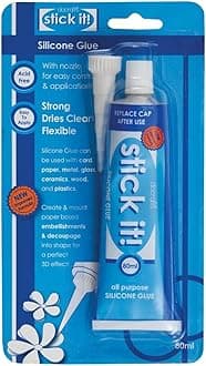 Stick it 80 ml Silicone Glue Tube, Transparent