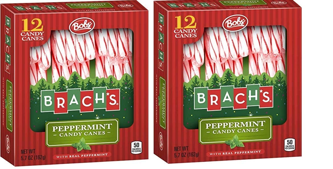 Brach'sRed and White Peppermint Candy Canes, 12 ct(pack of 2)