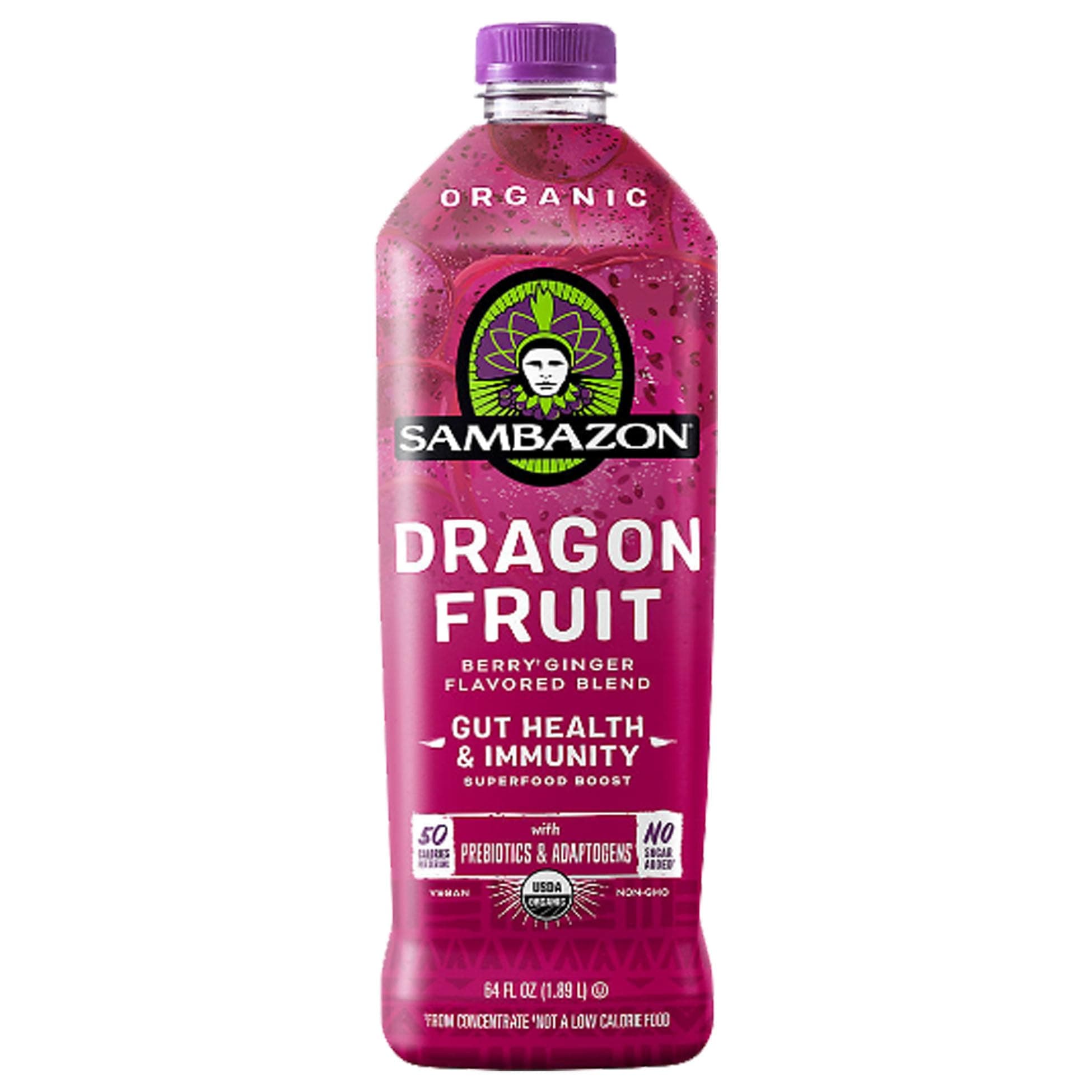 Sambzon Organic Dragon Fruit Juice Blend, 64 fl. Oz.