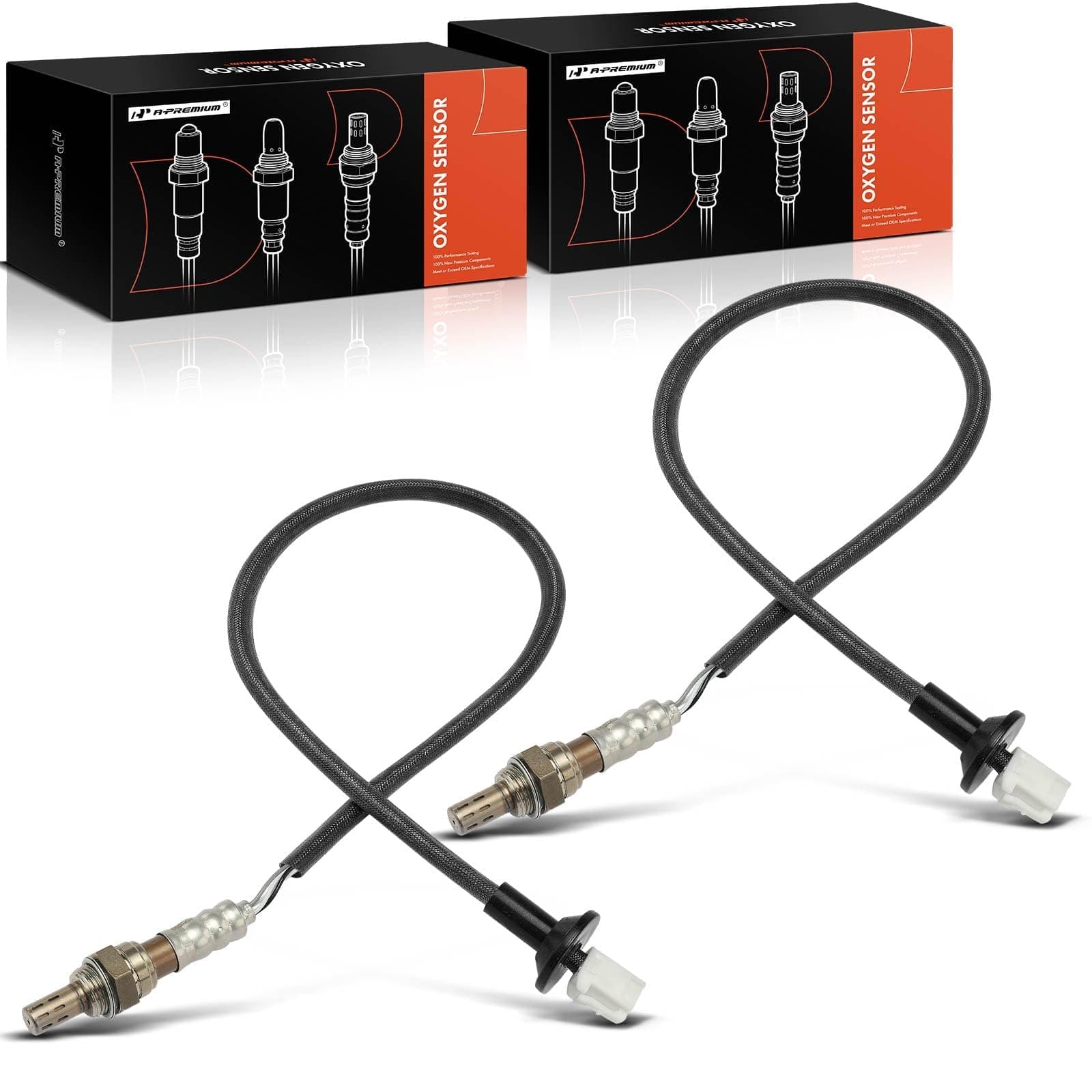 A-Premium O2 Oxygen Sensor Compatible with Lexus LS430 2001-2006, SC430 2002-2005, V8 4.3L 3UZFE, Downstream Left and Right, 2-PC Set, Replace# 89465-50140