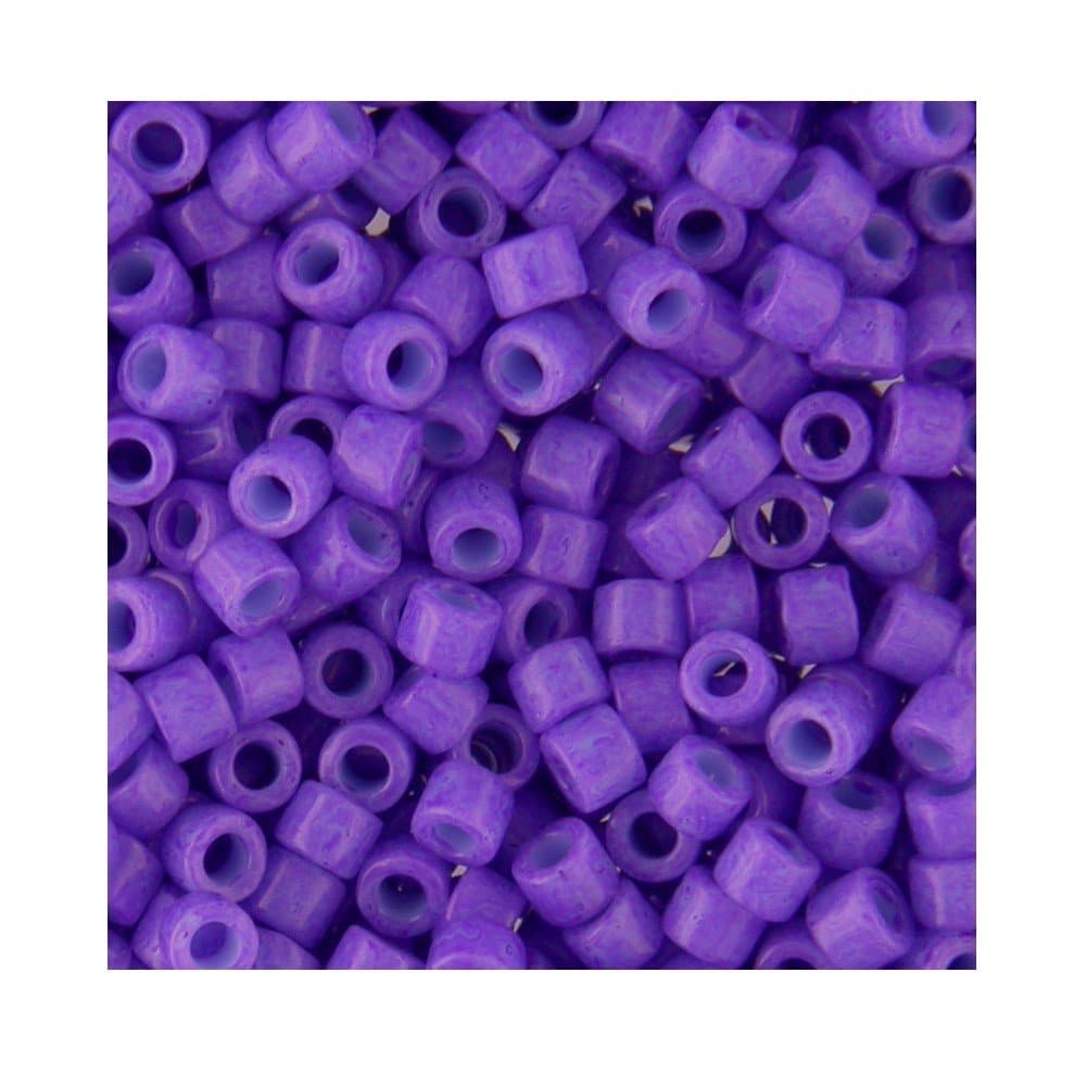 Miyuki Delica Size 11 DB661 Dyed Opaque Purple Qty 5 Grams