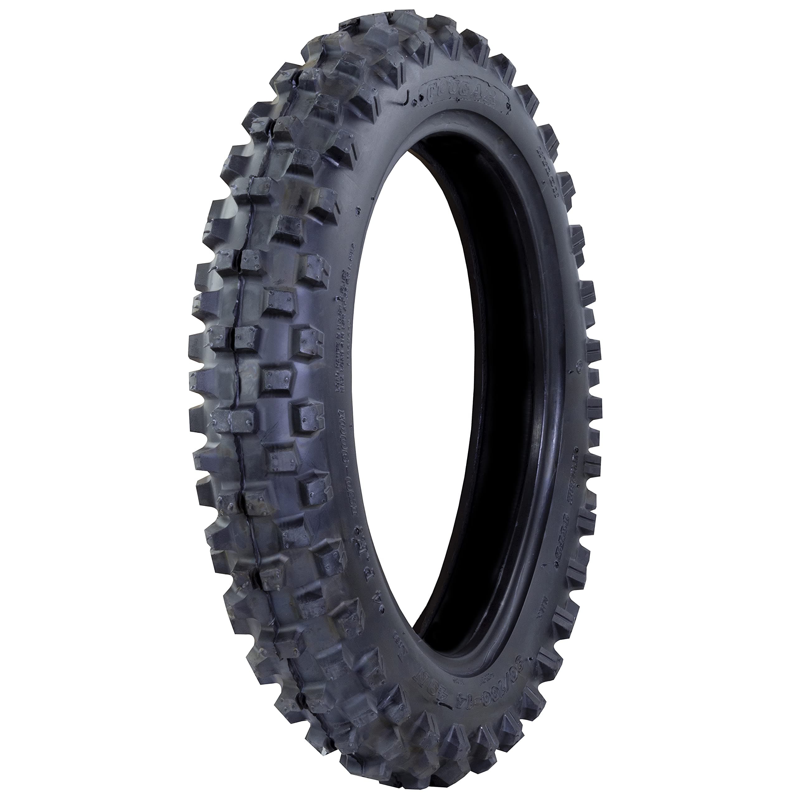 90/100-14" Rear Motocross Tyre 14" Fits 85cc Small Wheel MX Bikes Pit Bike Knobbly Tread Tyre