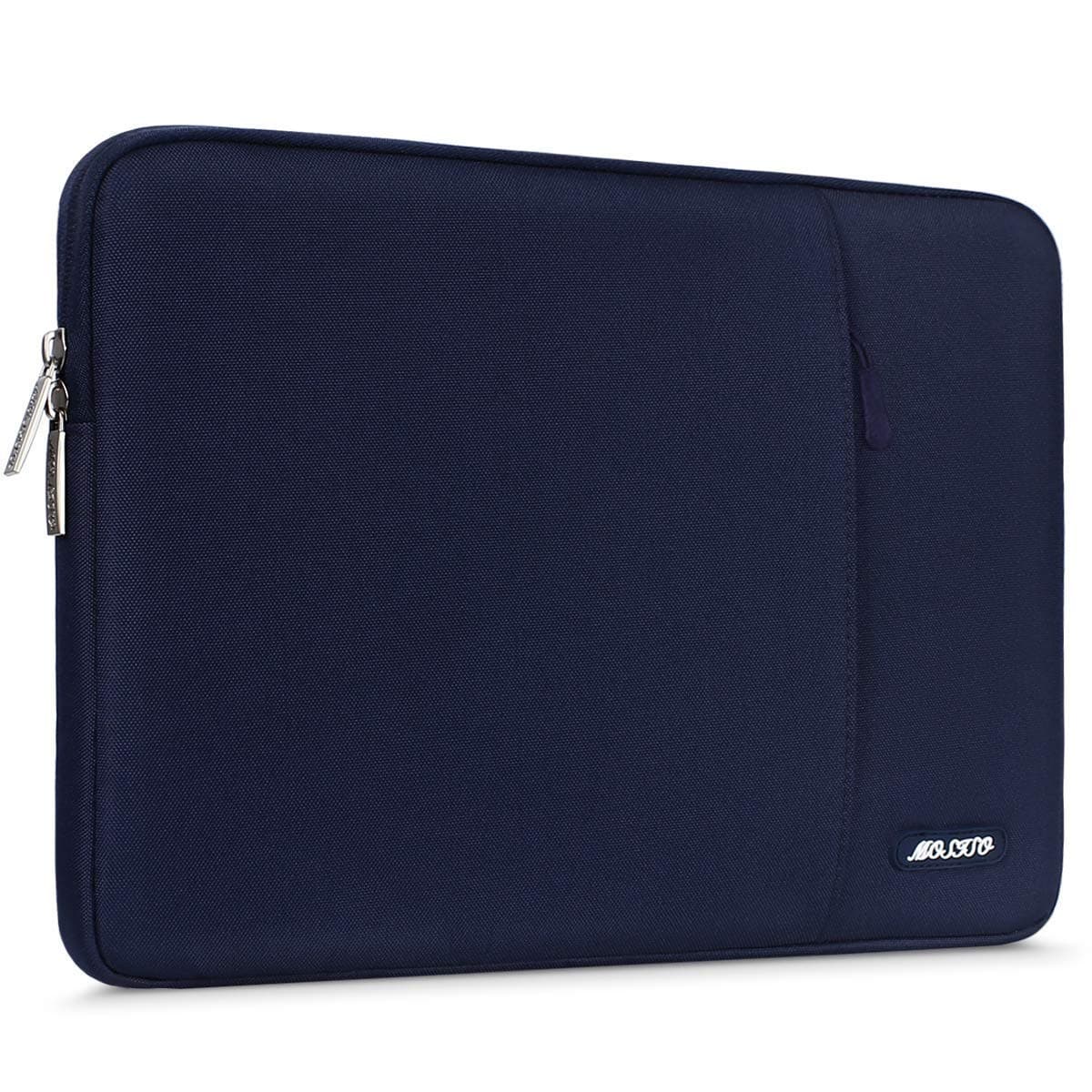 MOSISO Polyester Vertical Style Water Repellent Laptop Sleeve Case Bag Cover with Pocket 9.7-11 Inch Blue MO-10.5-Polyester-VS-NABU
