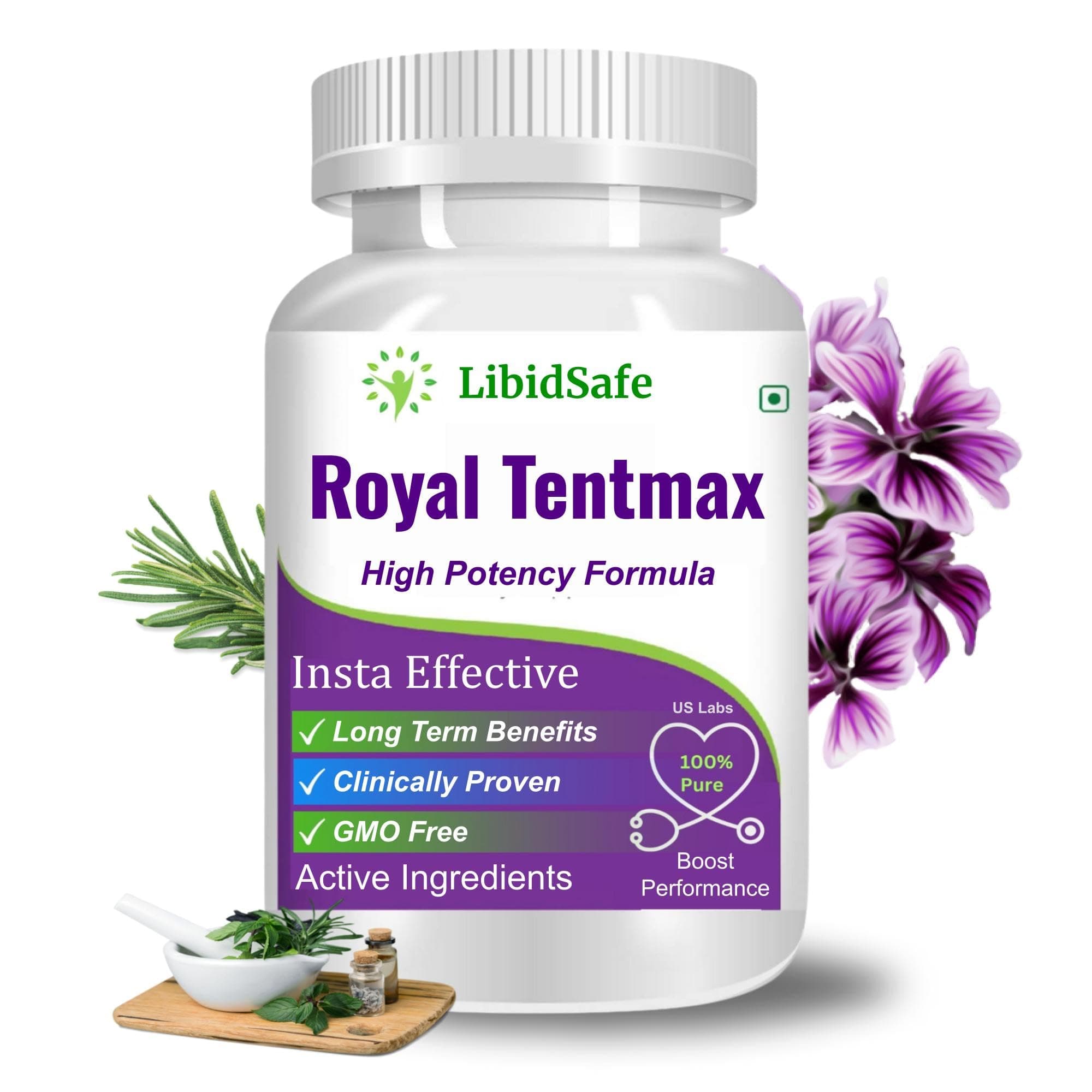 Fast & Active Royal Tentmax Capsule - Boost Energy & Stamina with Effective Ayurvedic Ingradients - Better to Tentex