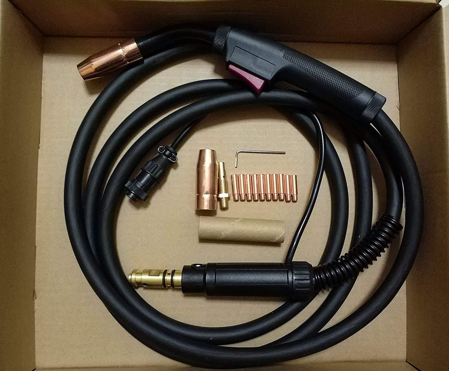 MIG WELDING GUN &TORCH 15' 150AMP fits Lincoln SP-140T, SP-180T, Easy Core 125, Easy Core 140, Easy Mig 140, Easy Core 180, Mig Pak 140, Mig Pak 180, Pro Core 125, Pro Mig 140, Pro Mig 180