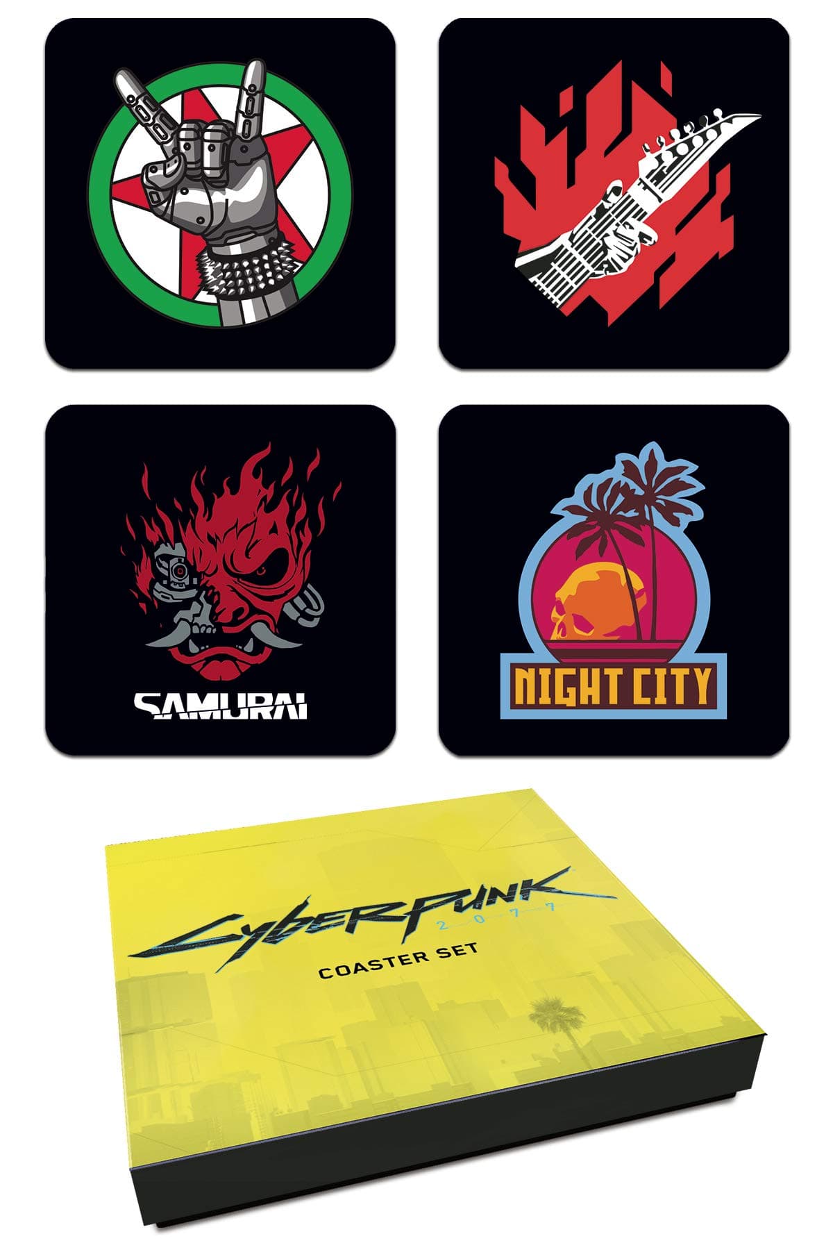 Dark Horse Cyberpunk 2077: Coaster Set, bunt, einheitsgröße, 3006-696