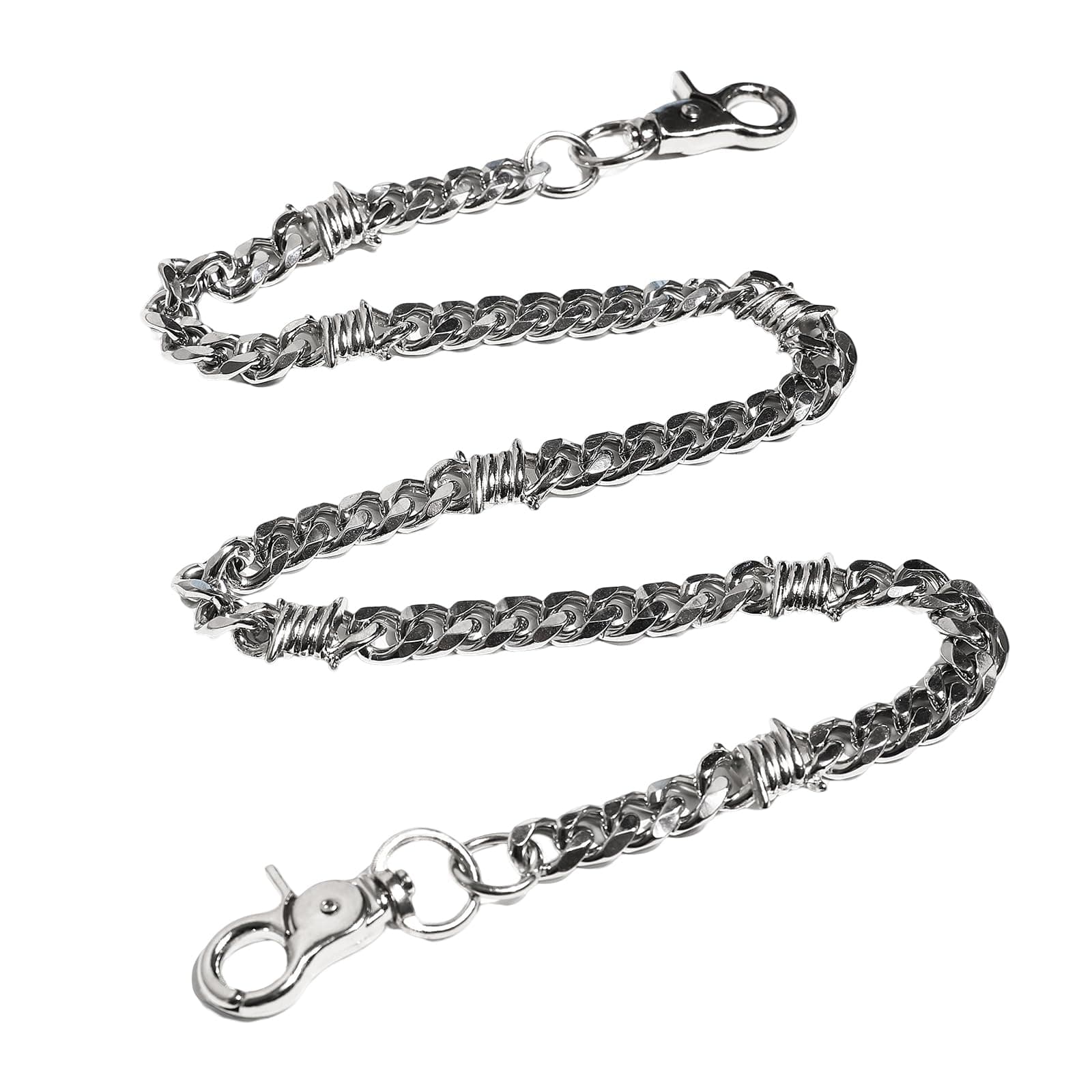 PINKPIN Biker Wallet Chain, Heavy Duty Pocket Chain with Round Clasp, Men Chains for Jeans, Pants Clothing Accessories