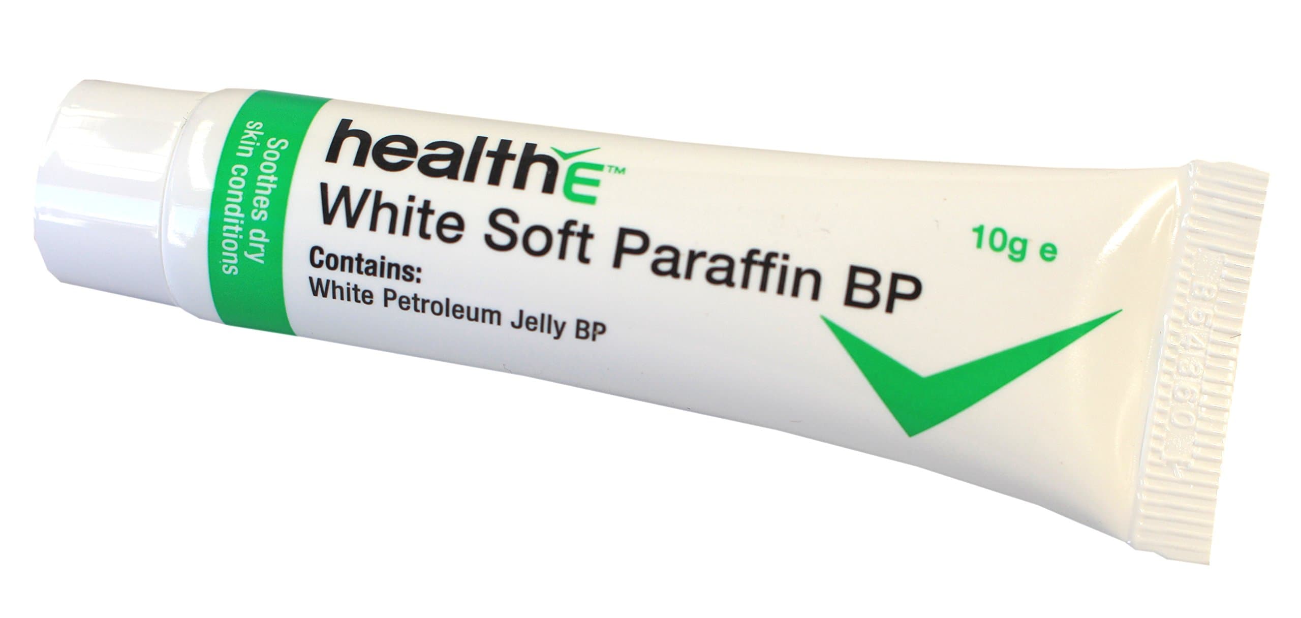 White Soft Paraffin BP Cream - Soothing Dressing Suitable for Chafing, Rashes, Cracked Lips (10g Tube)